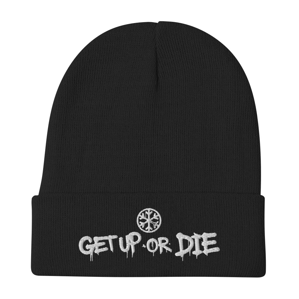Get Up or Die Graffiti Beanie Hat - Image 2