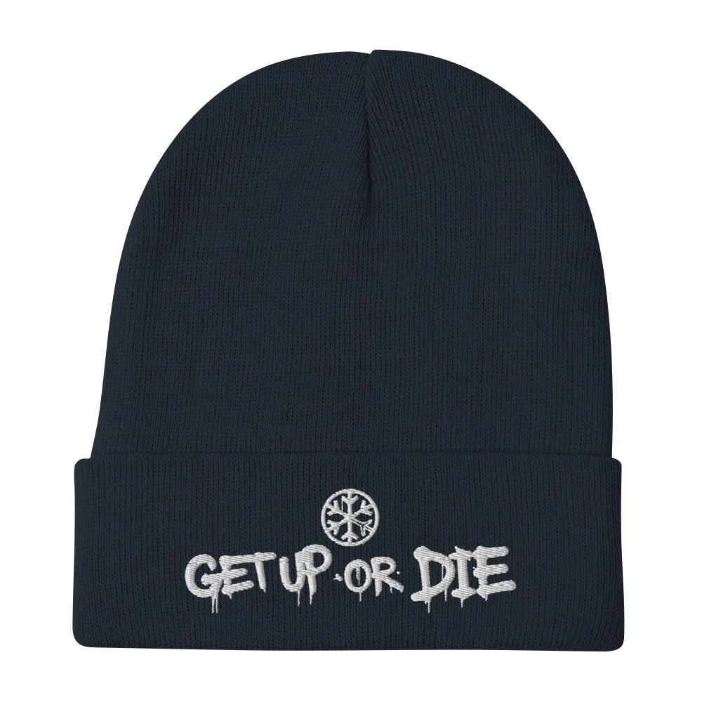 Get Up or Die Graffiti Beanie Hat - Image 4