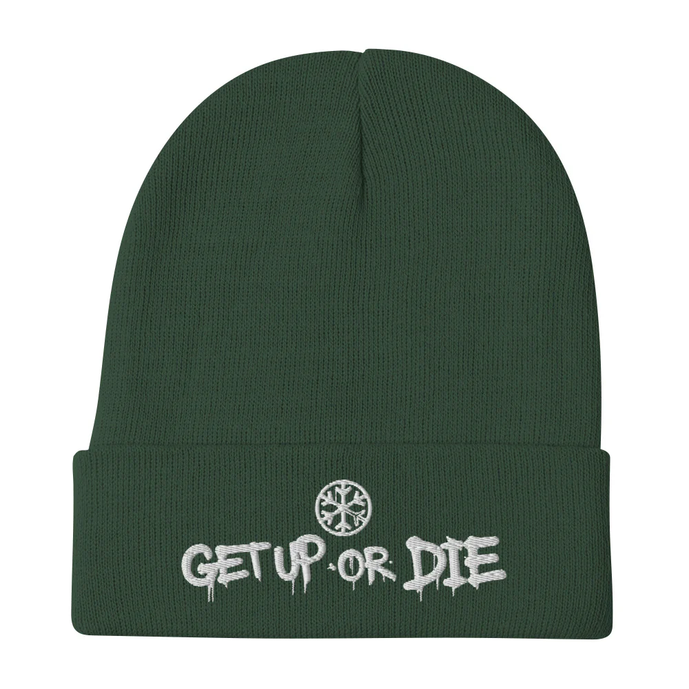 Get Up or Die Graffiti Beanie Hat - Image 6