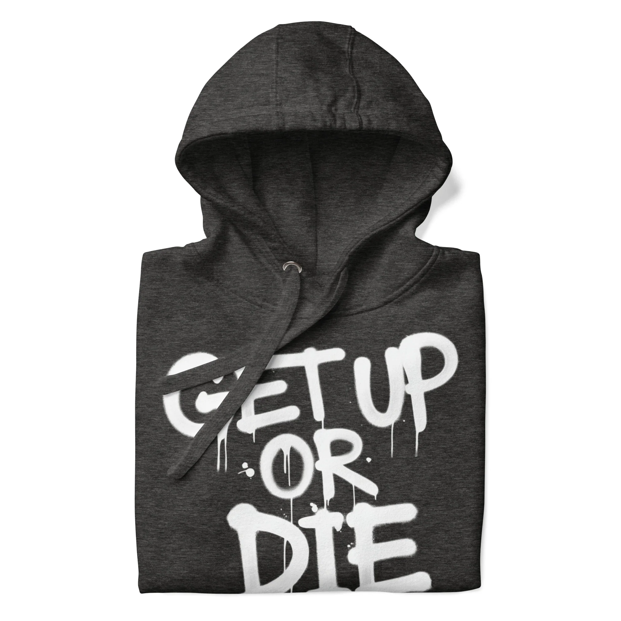 Get Up Or Die Graffiti Tag Hoodie - Image 3