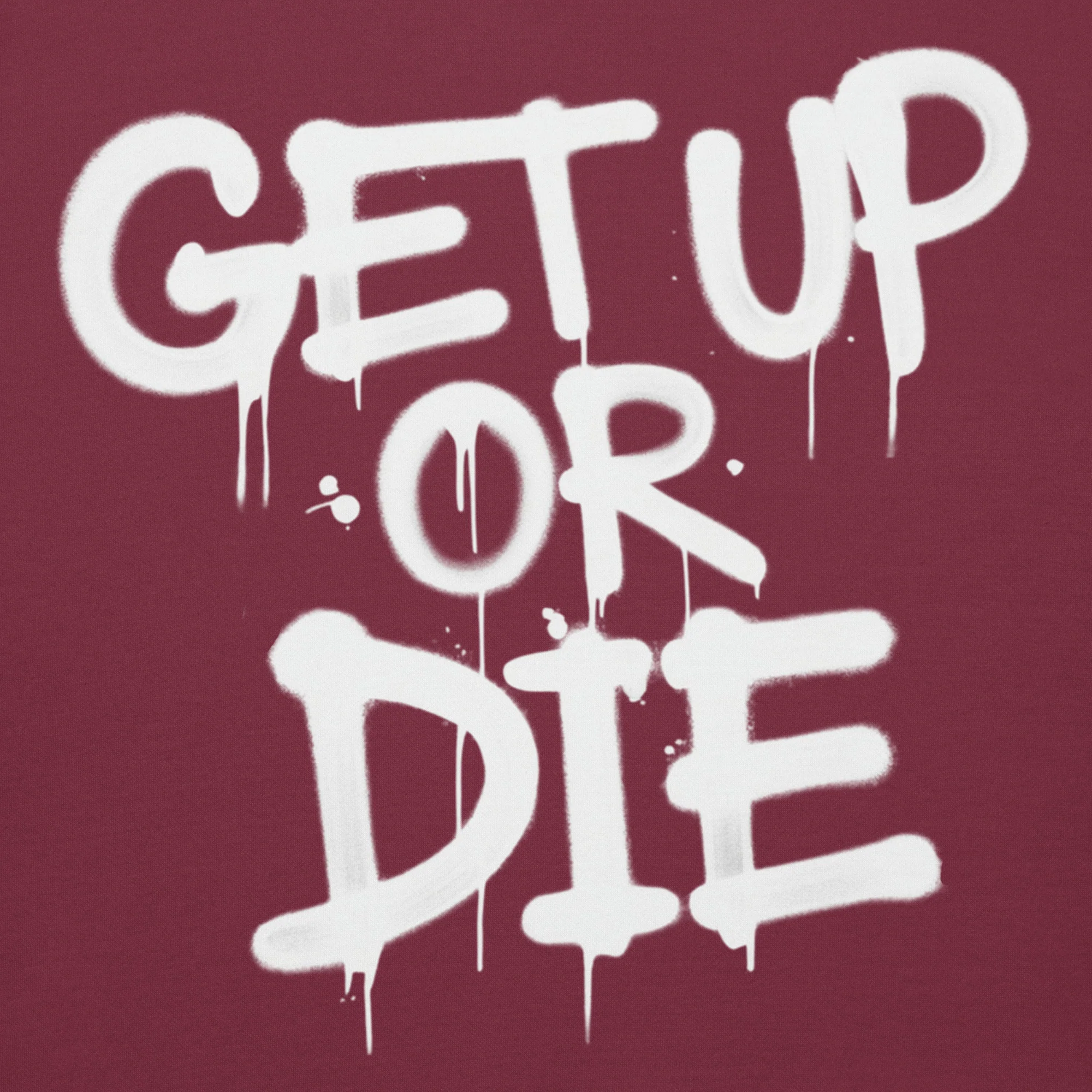 Get Up Or Die Graffiti Tag Hoodie - Image 8