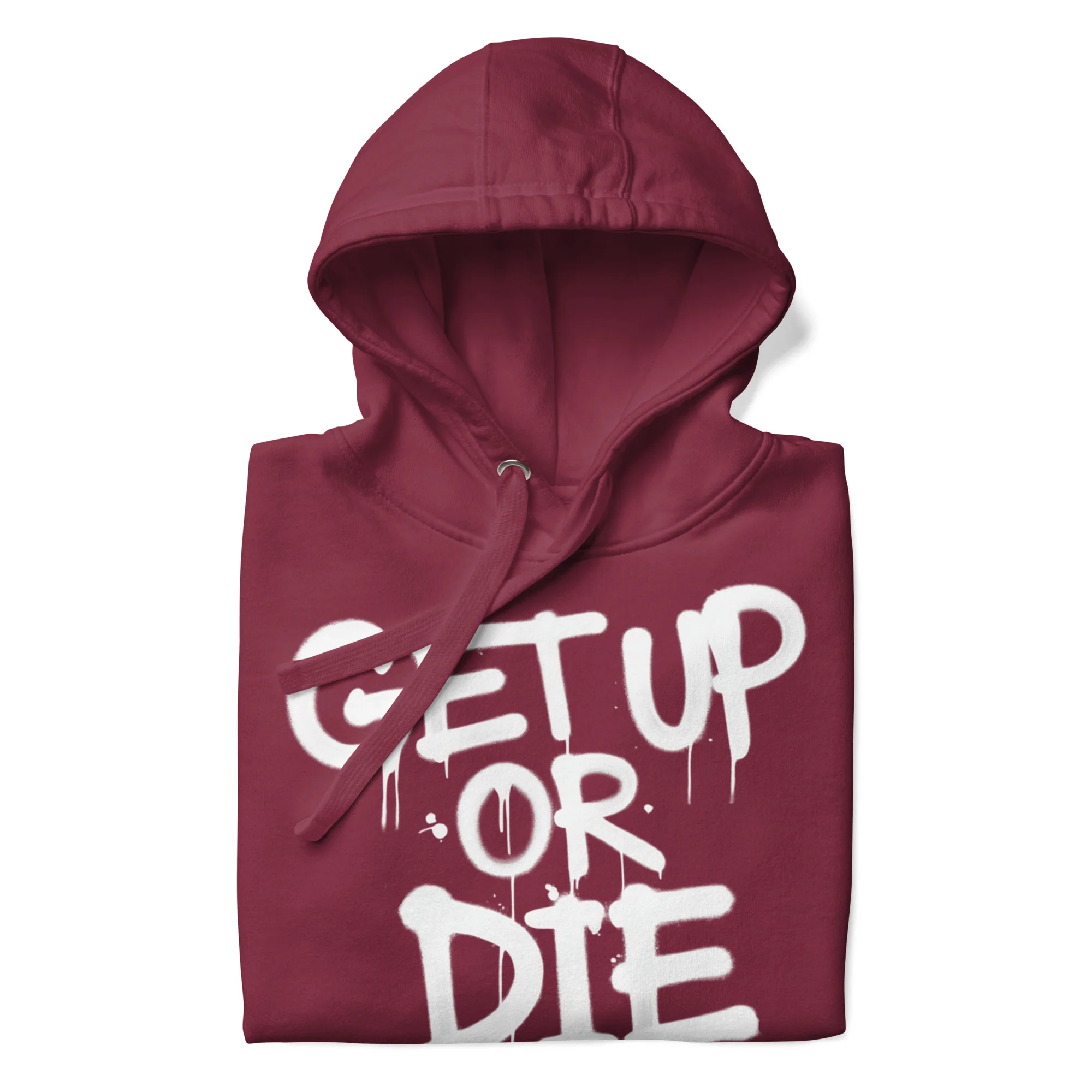 Get Up Or Die Graffiti Tag Hoodie - Image 9