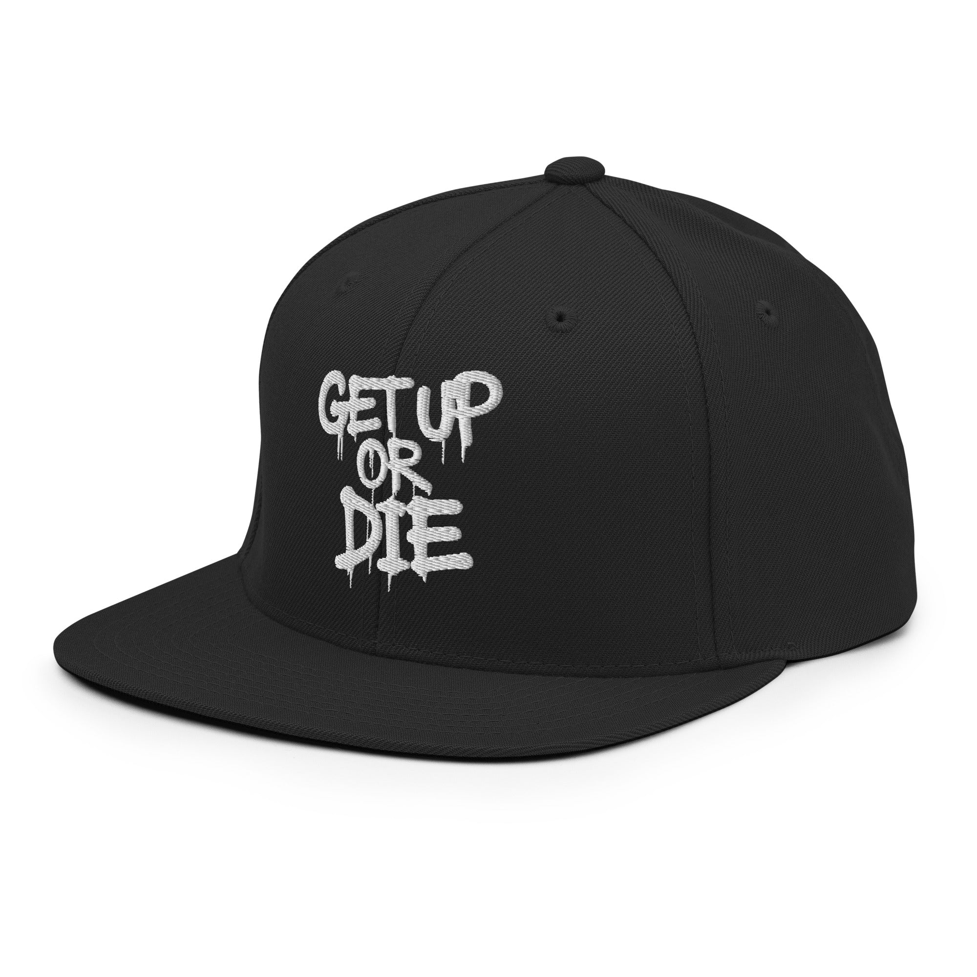 Get Up Or Die Graffiti Tag Snapback Hat - Image 10