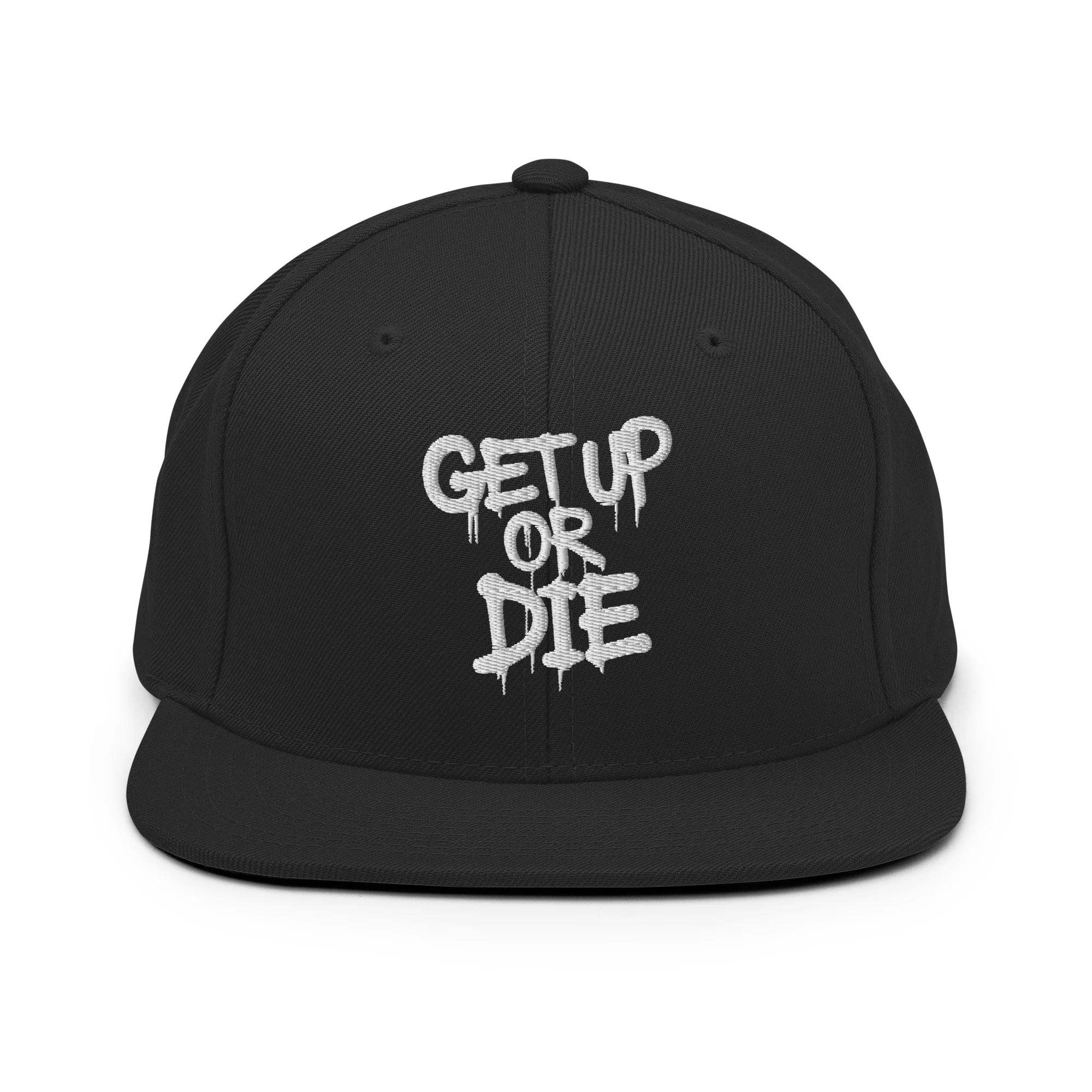 Get Up Or Die Graffiti Tag Snapback Hat - Image 8