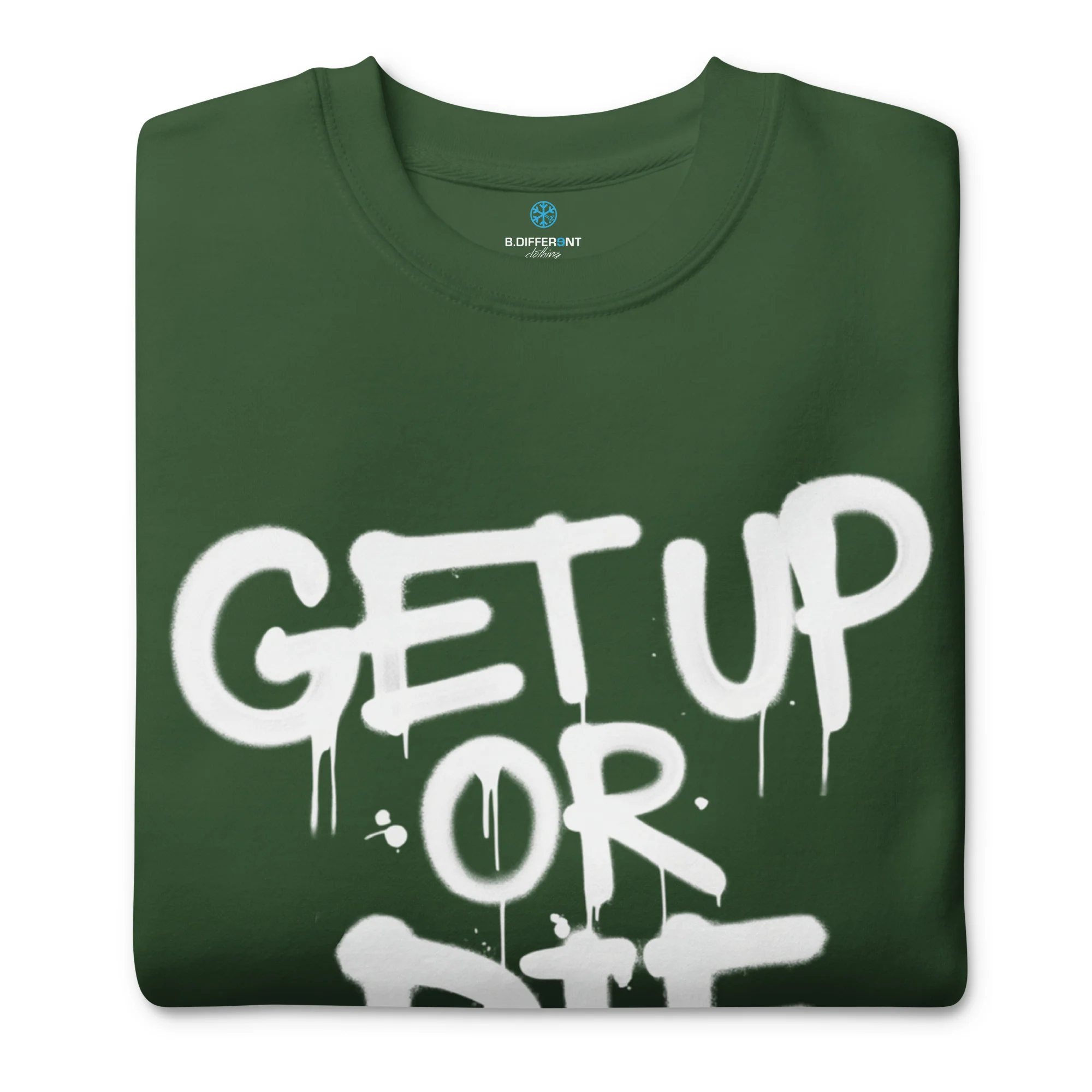 Get Up Or Die Graffiti Tag Sweatshirt - Image 9