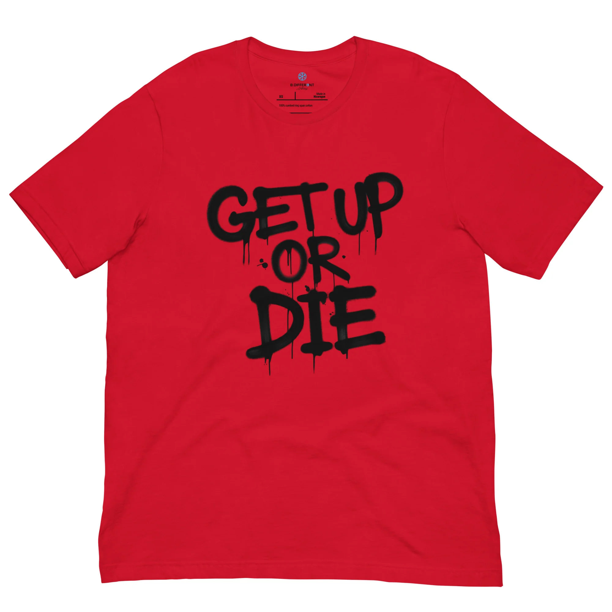 Get Up or Die Graffiti Tag Tee - Image 19