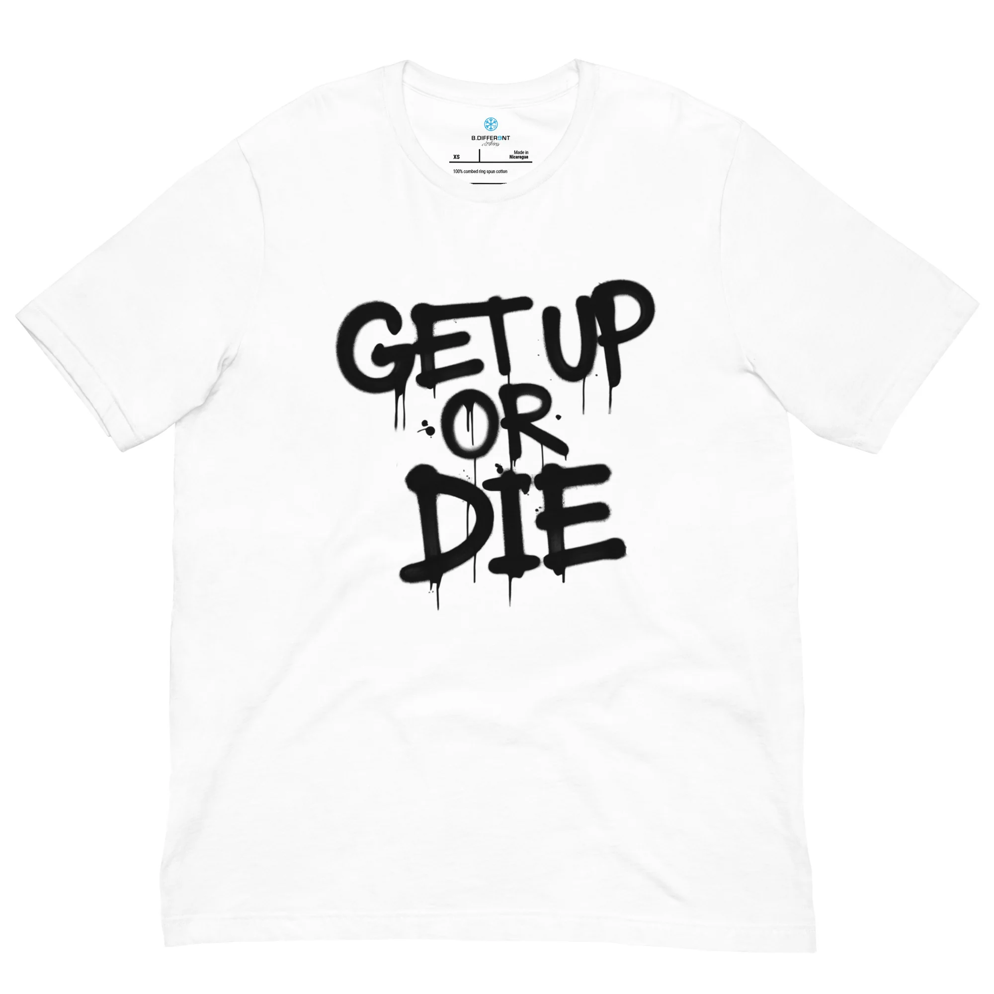 Get Up or Die Graffiti Tag Tee - Image 25