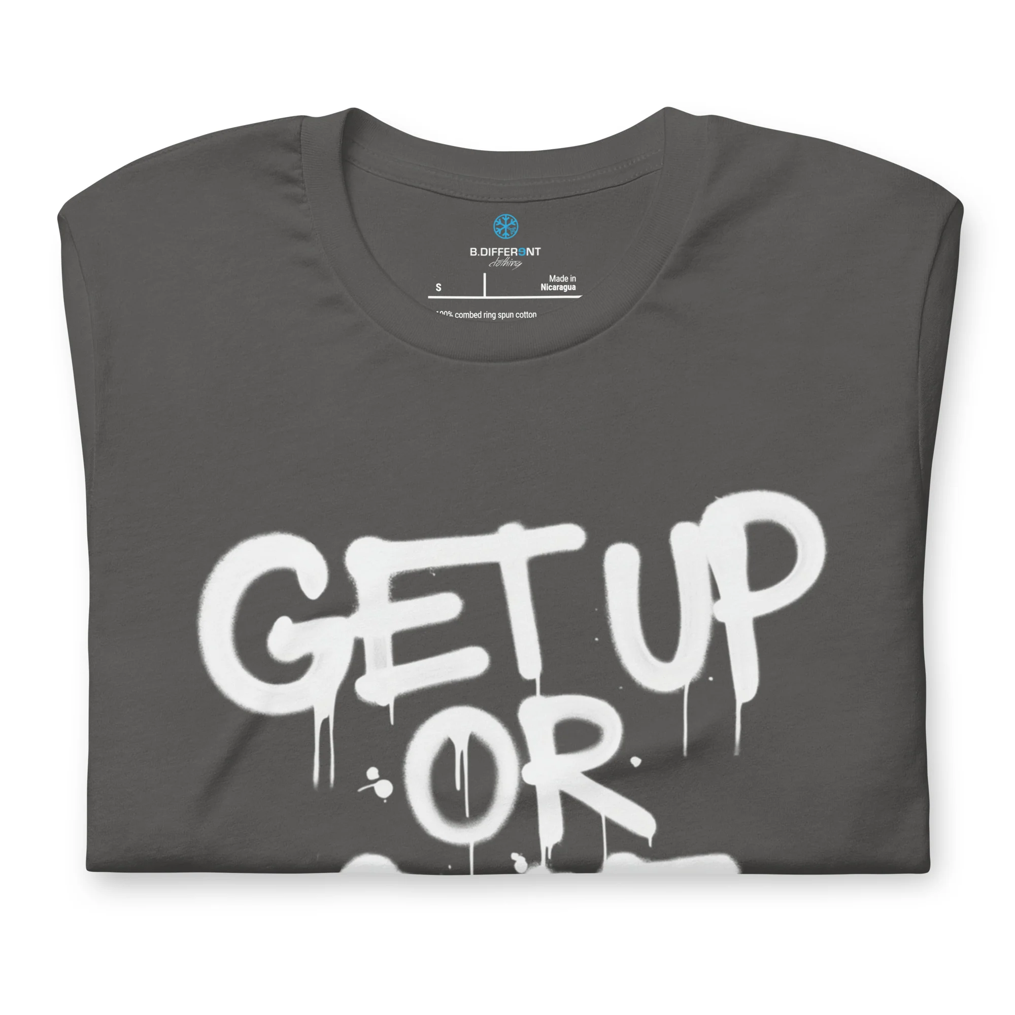 Get Up or Die Graffiti Tag Tee - Image 3