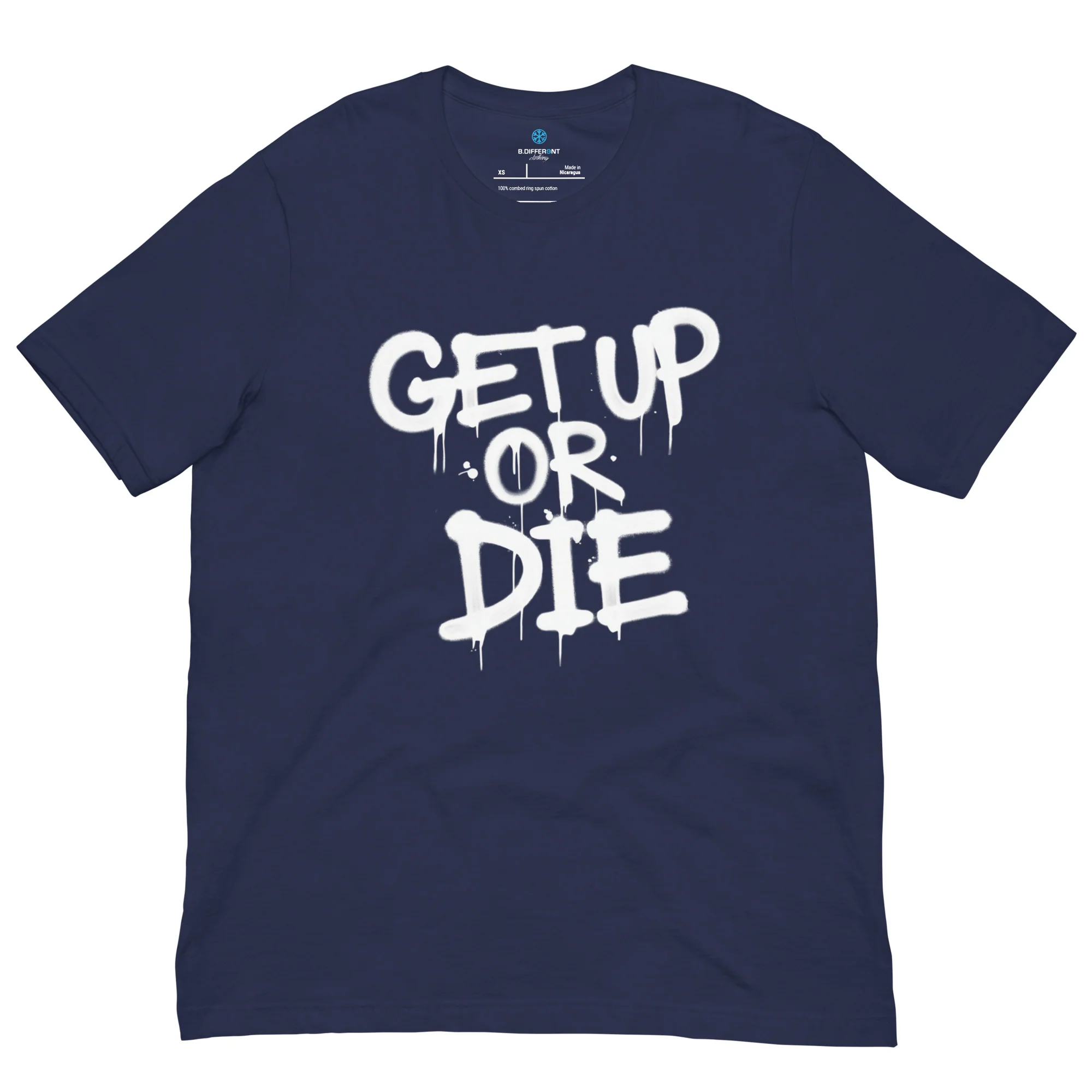 Get Up or Die Graffiti Tag Tee - Image 7