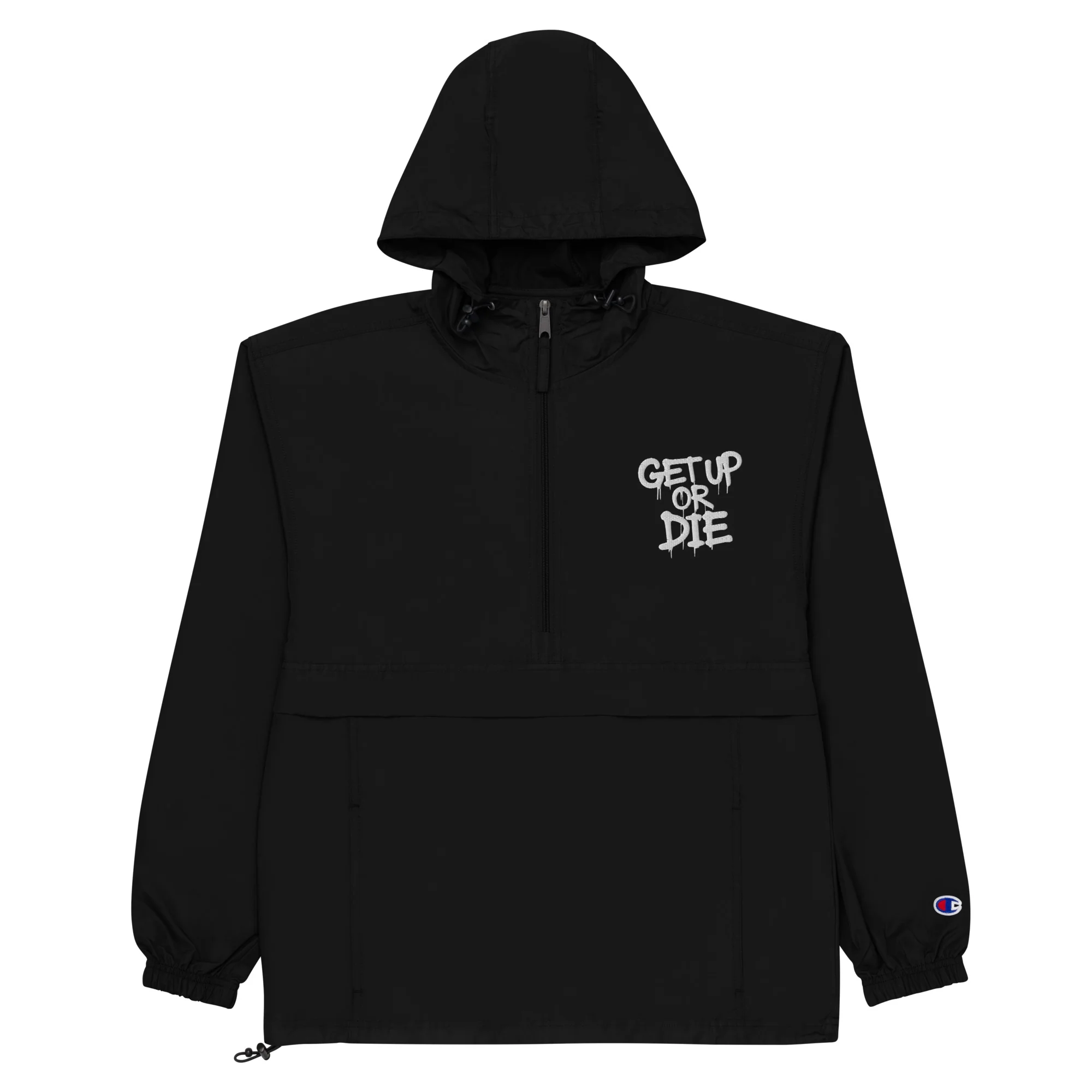 Get Up Or Die Graffiti Tag Windbreaker Jacket - Image 10