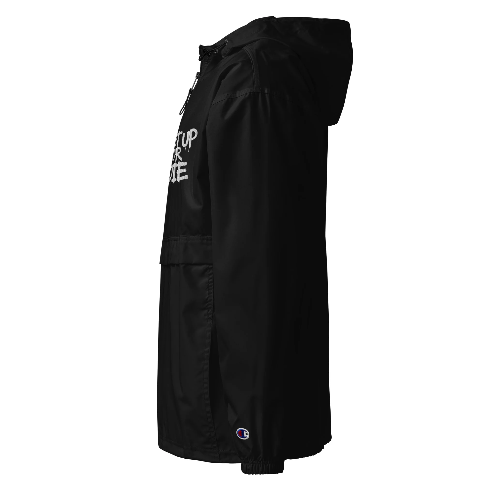 Get Up Or Die Graffiti Tag Windbreaker Jacket - Image 13