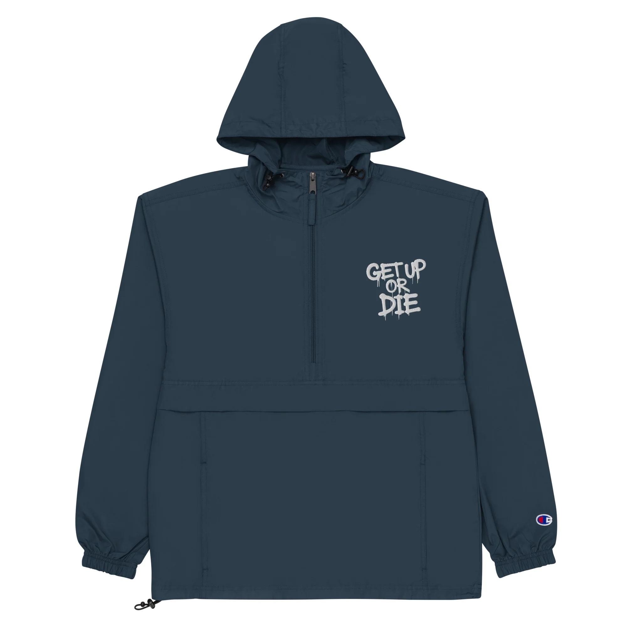 Get Up Or Die Graffiti Tag Windbreaker Jacket - Image 7