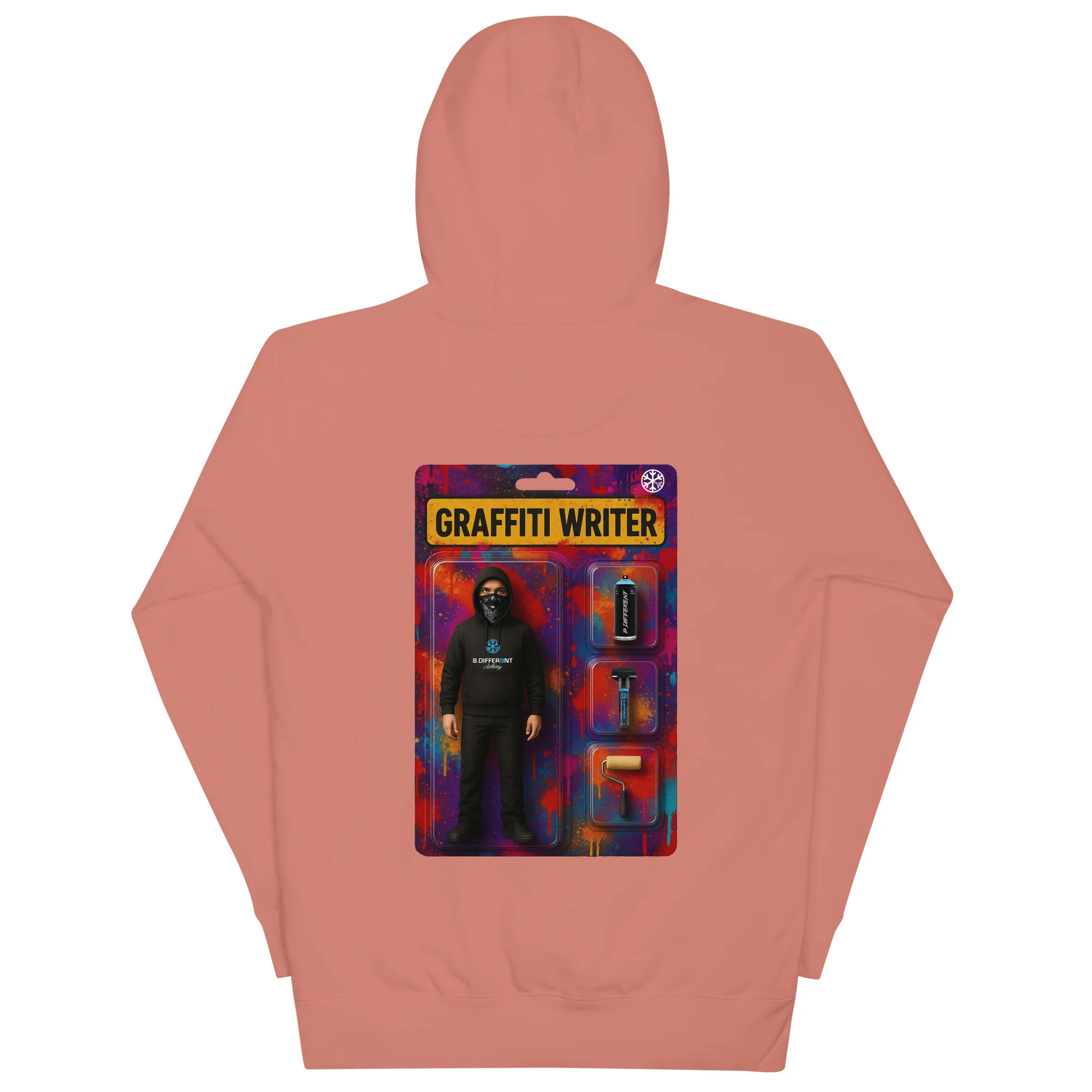 Graffiti Artist Action Figure Hoodie - Image 37