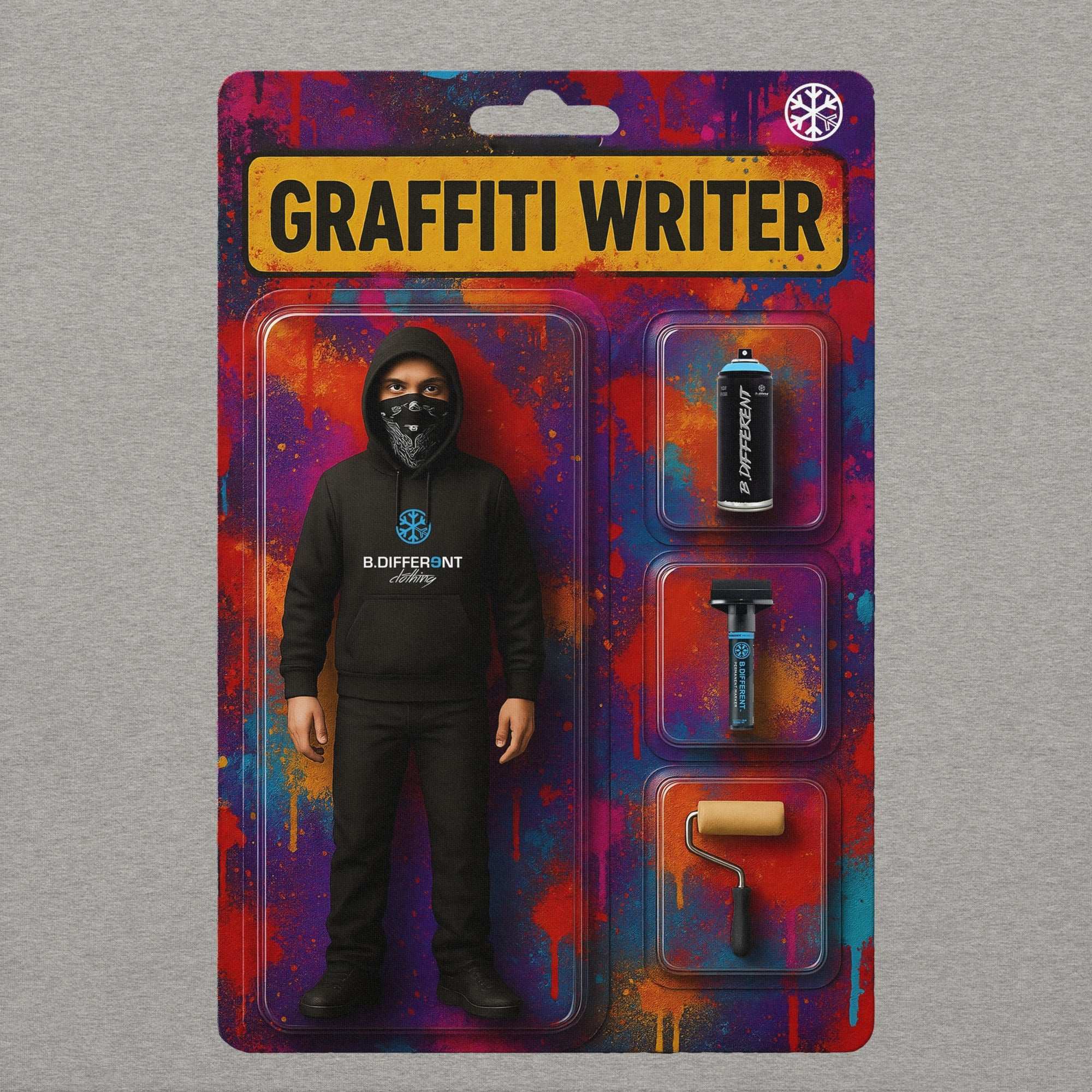 Graffiti Artist Action Figure Hoodie - Image 53