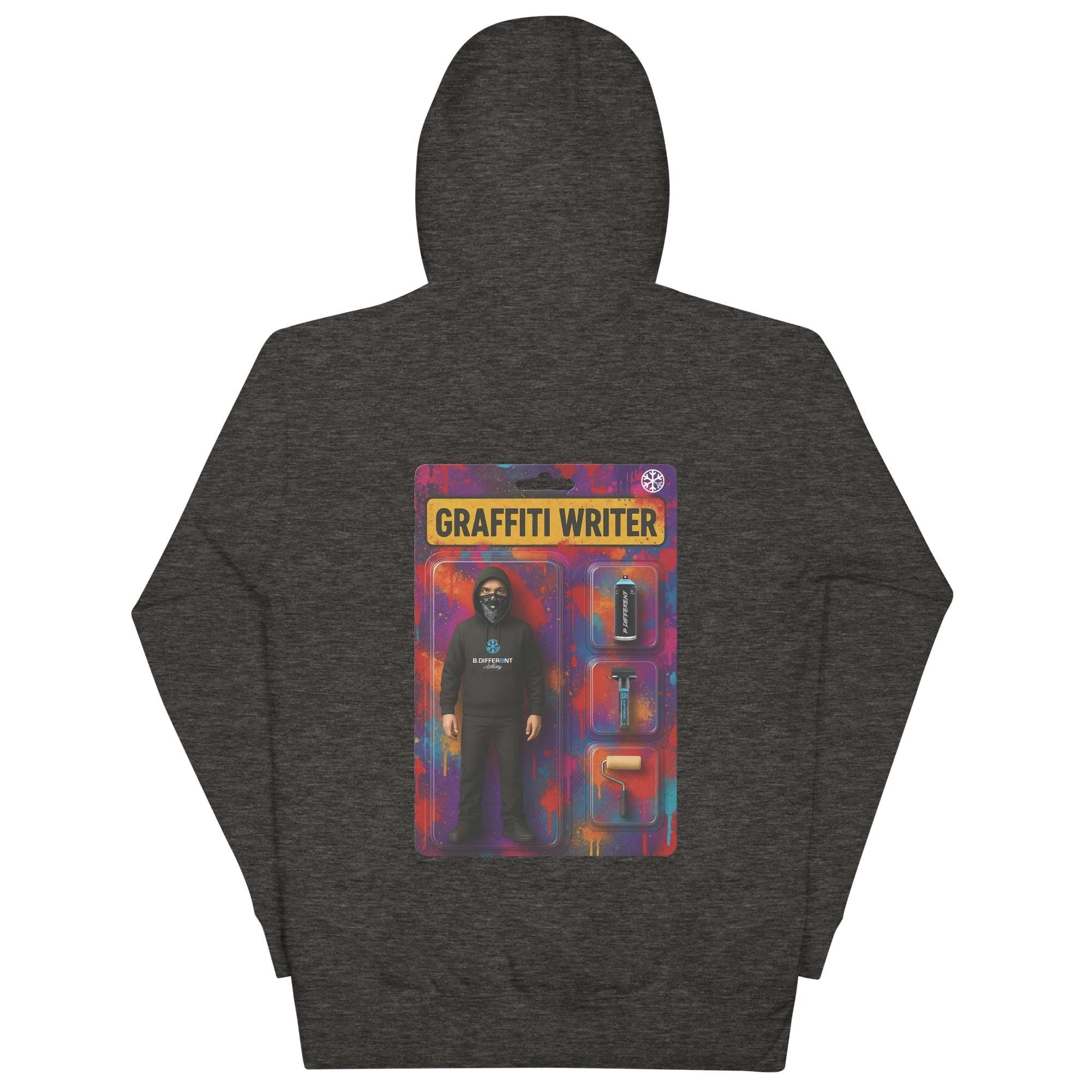Graffiti Artist Action Figure Hoodie - Image 8
