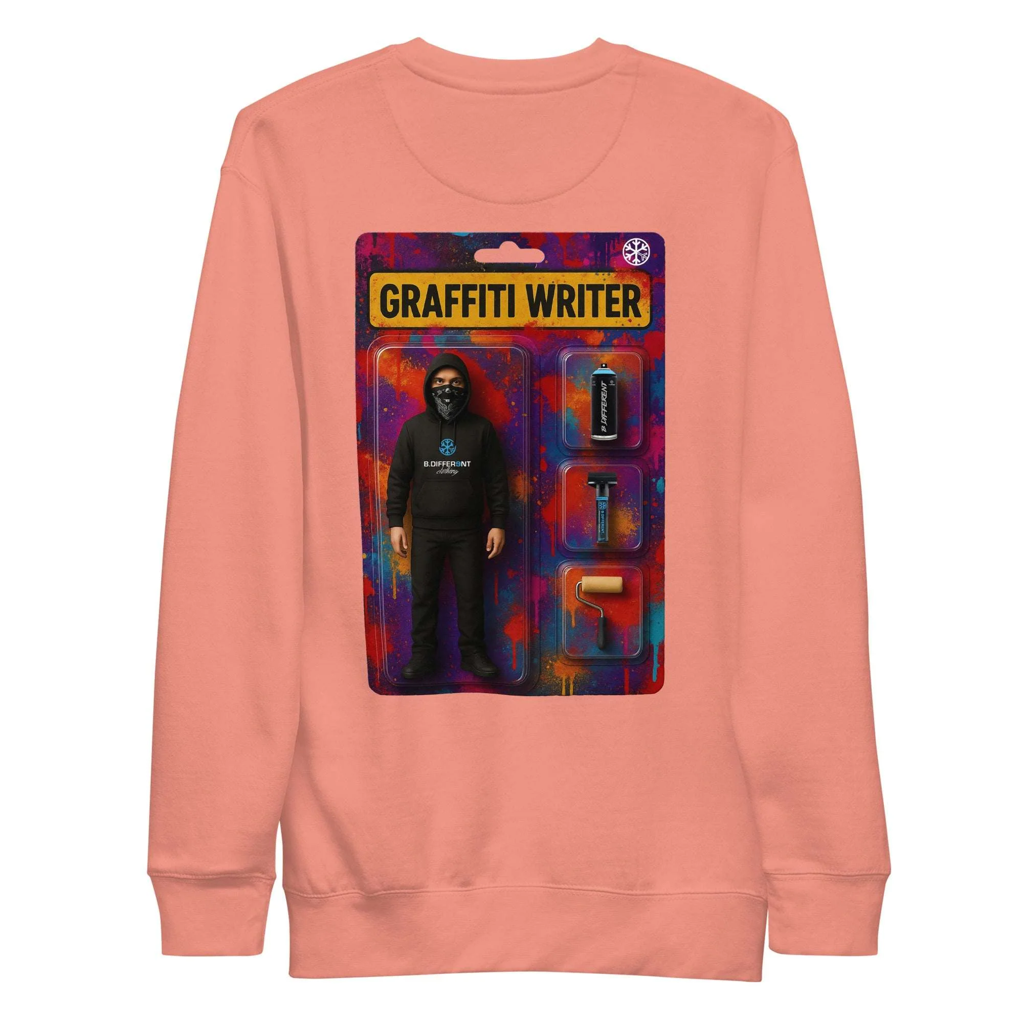 Graffiti Artist Action Figure Sweatshirt - Image 15