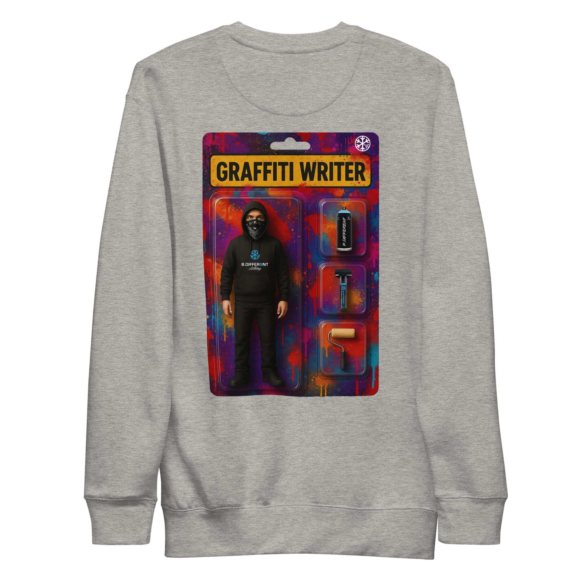 Graffiti Artist Action Figure Sweatshirt - Image 29
