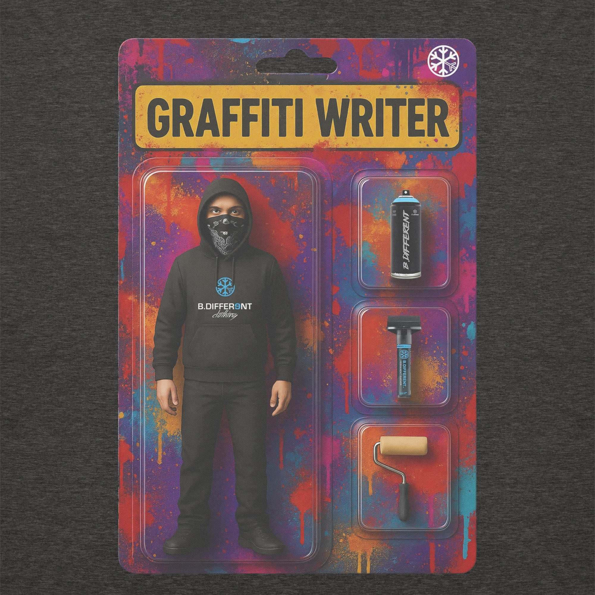 Graffiti Artist Action Figure Sweatshirt - Image 37
