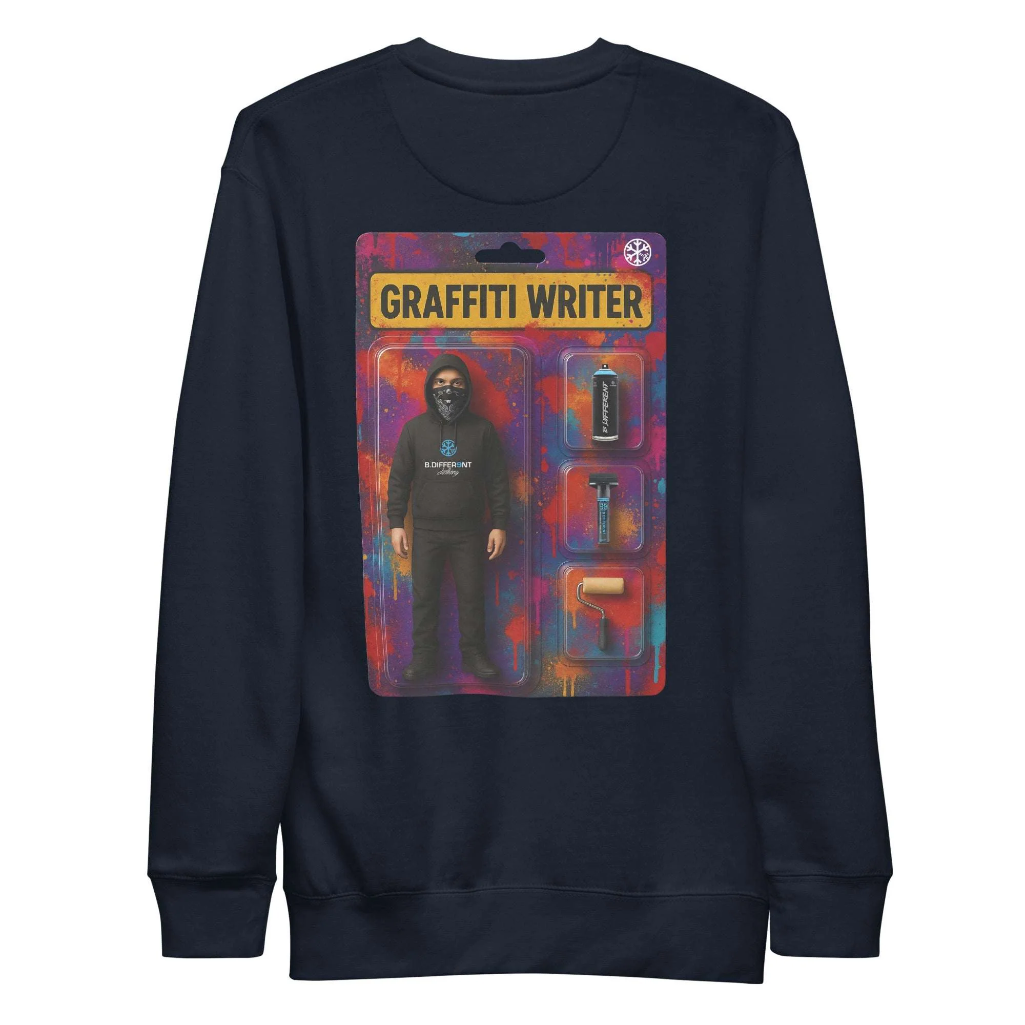 Graffiti Artist Action Figure Sweatshirt - Image 43