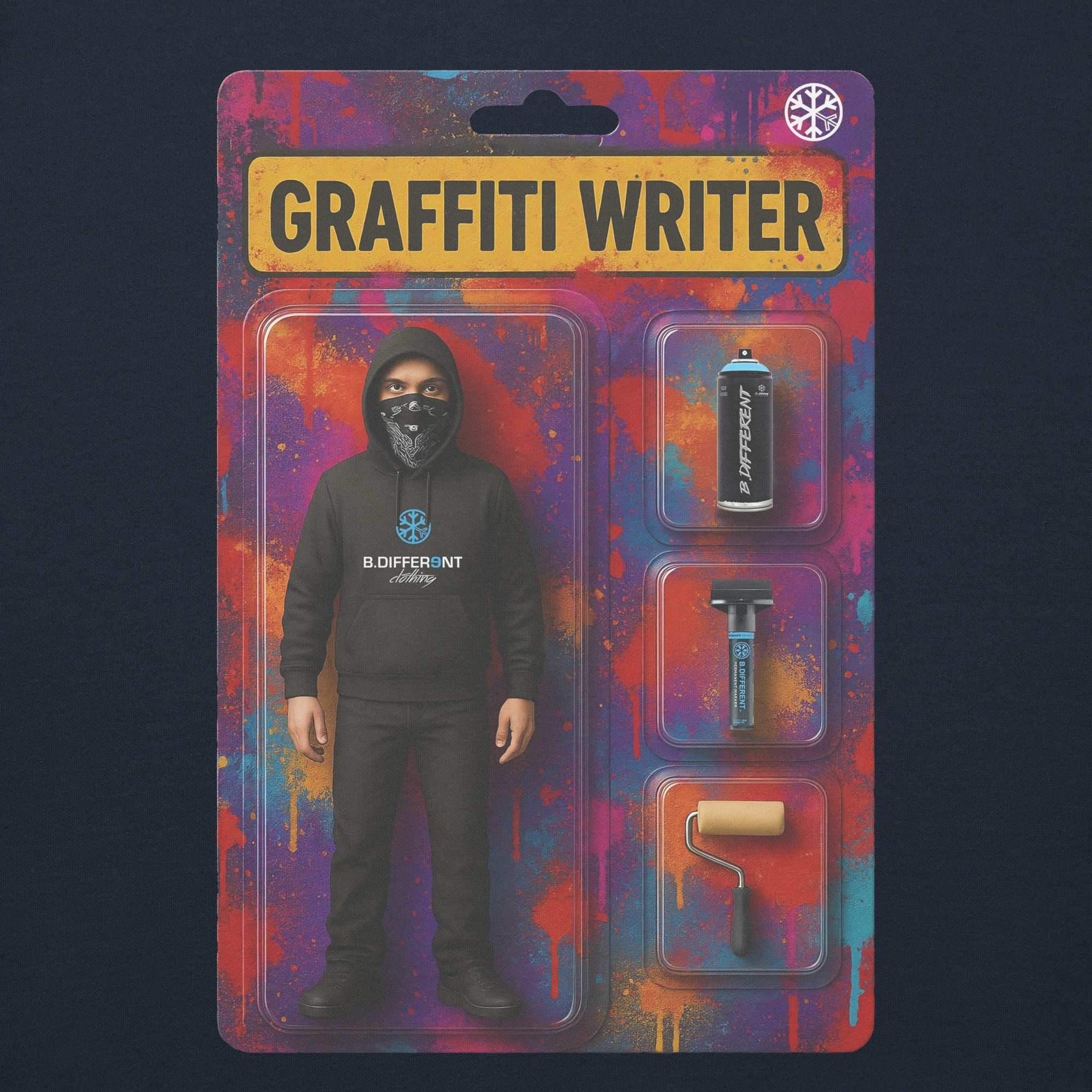 Graffiti Artist Action Figure Sweatshirt - Image 44