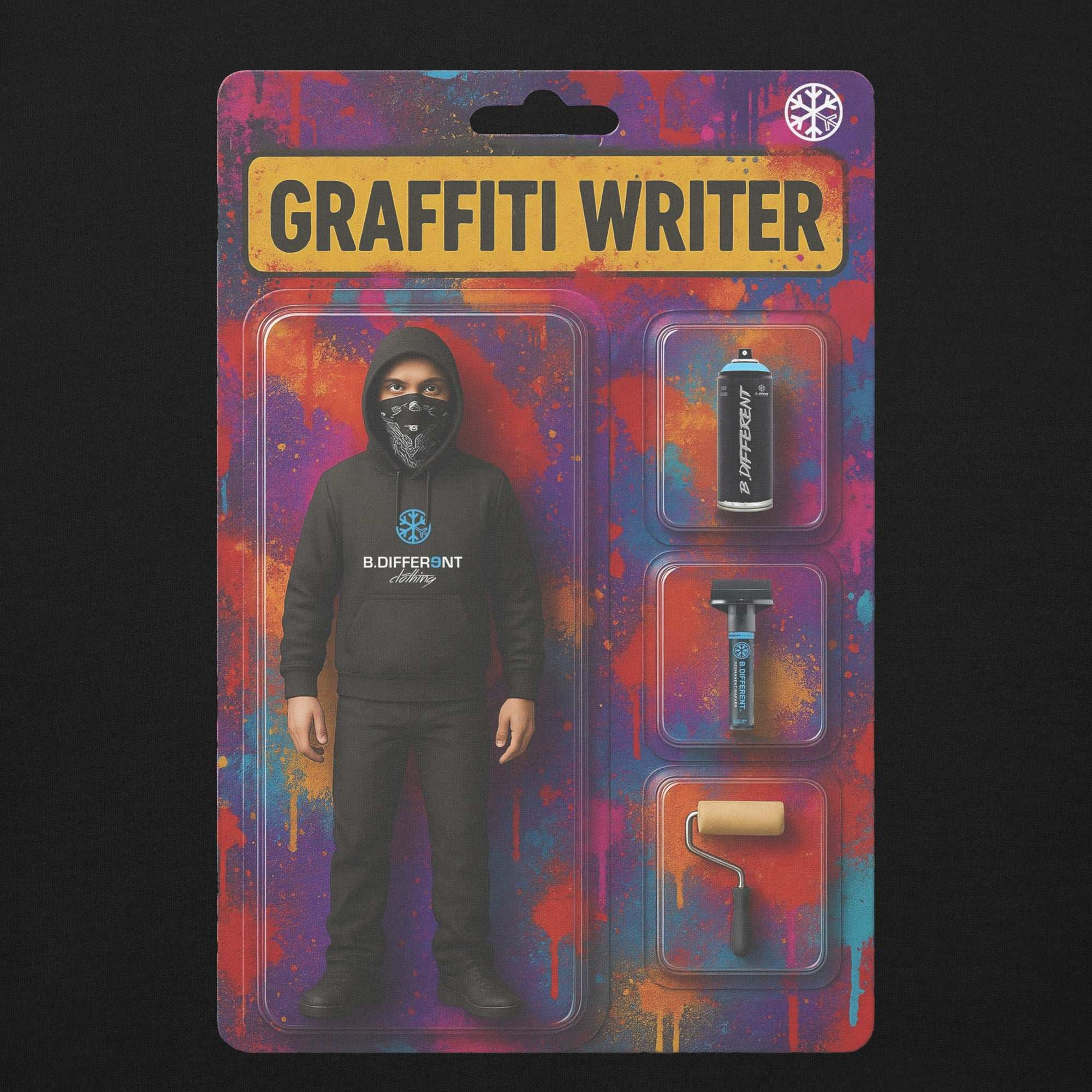Graffiti Artist Action Figure Sweatshirt - Image 51