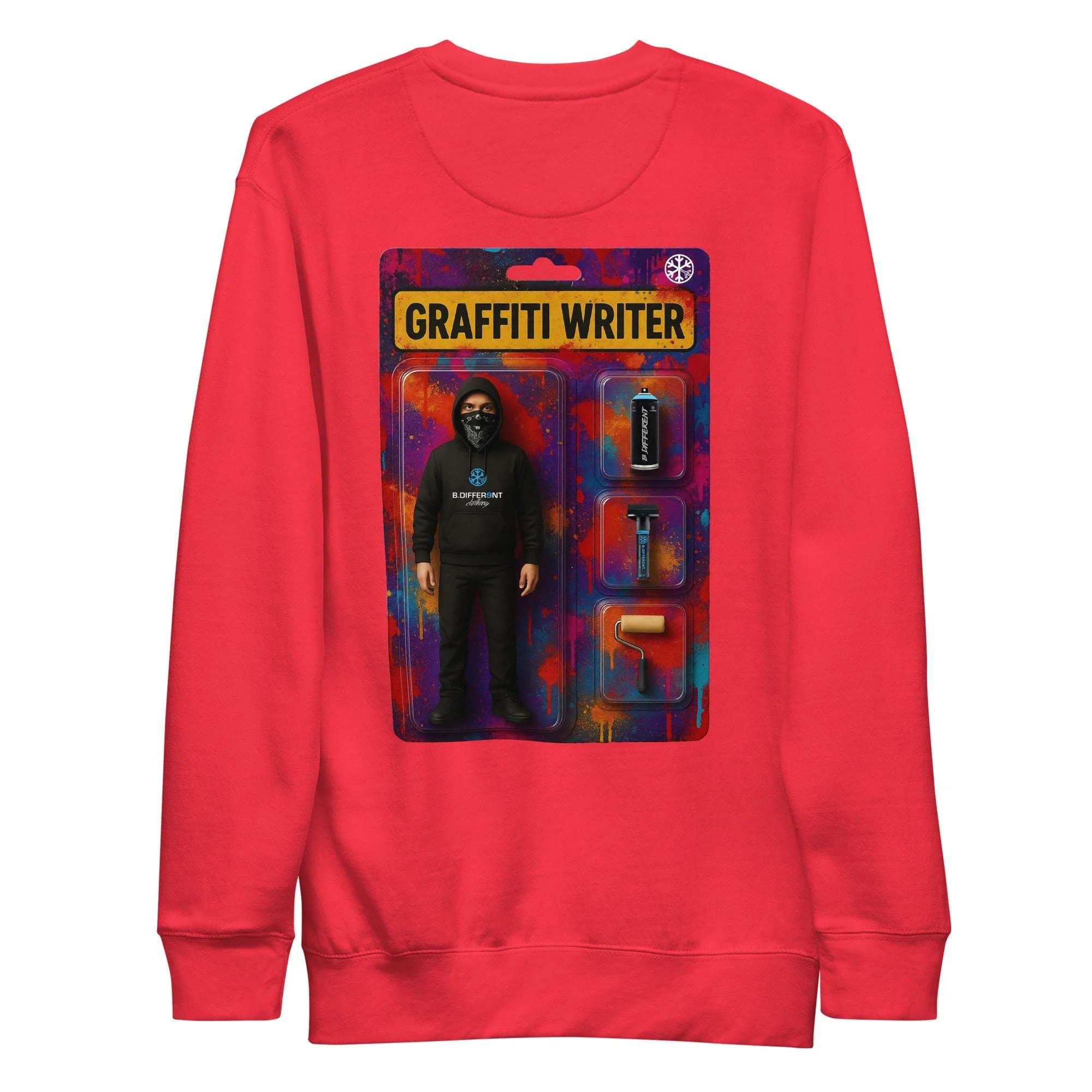 Graffiti Artist Action Figure Sweatshirt - Image 8