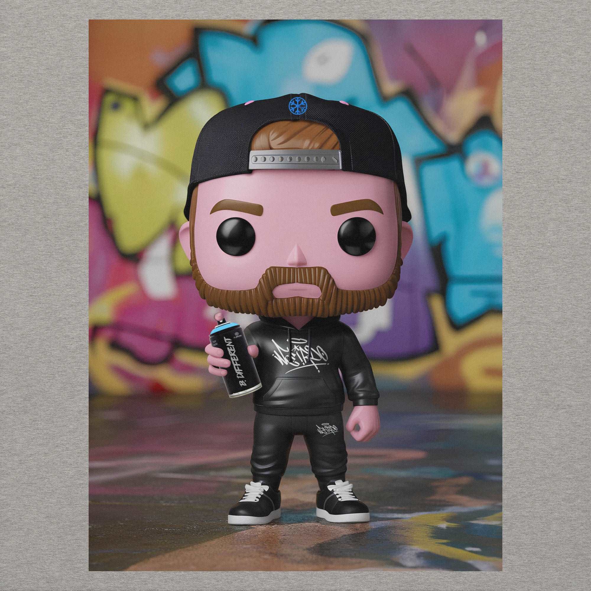 Graffiti Artist Vinyl Figure Sweatshirt - Image 22