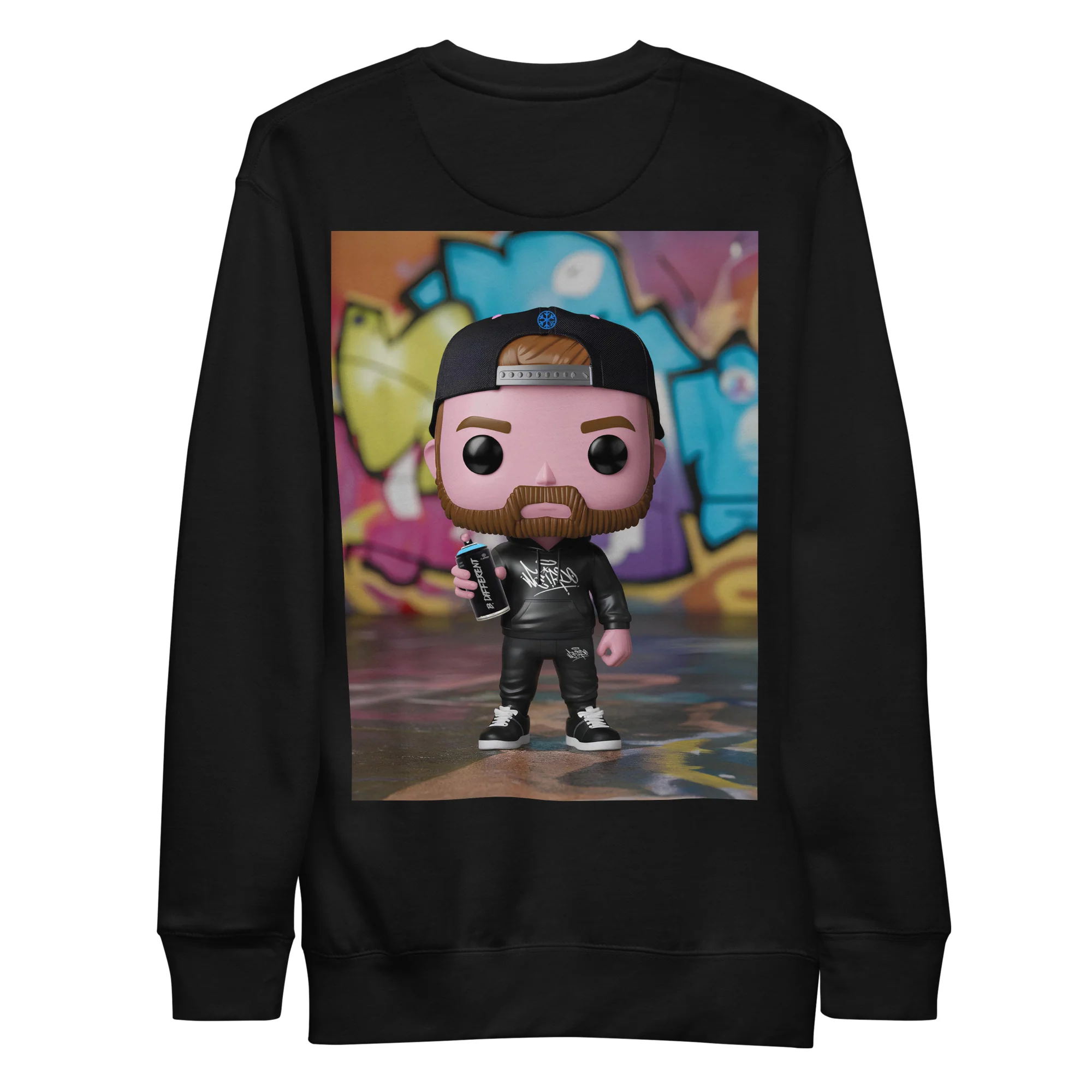 Graffiti Artist Vinyl Figure Sweatshirt - Image 8