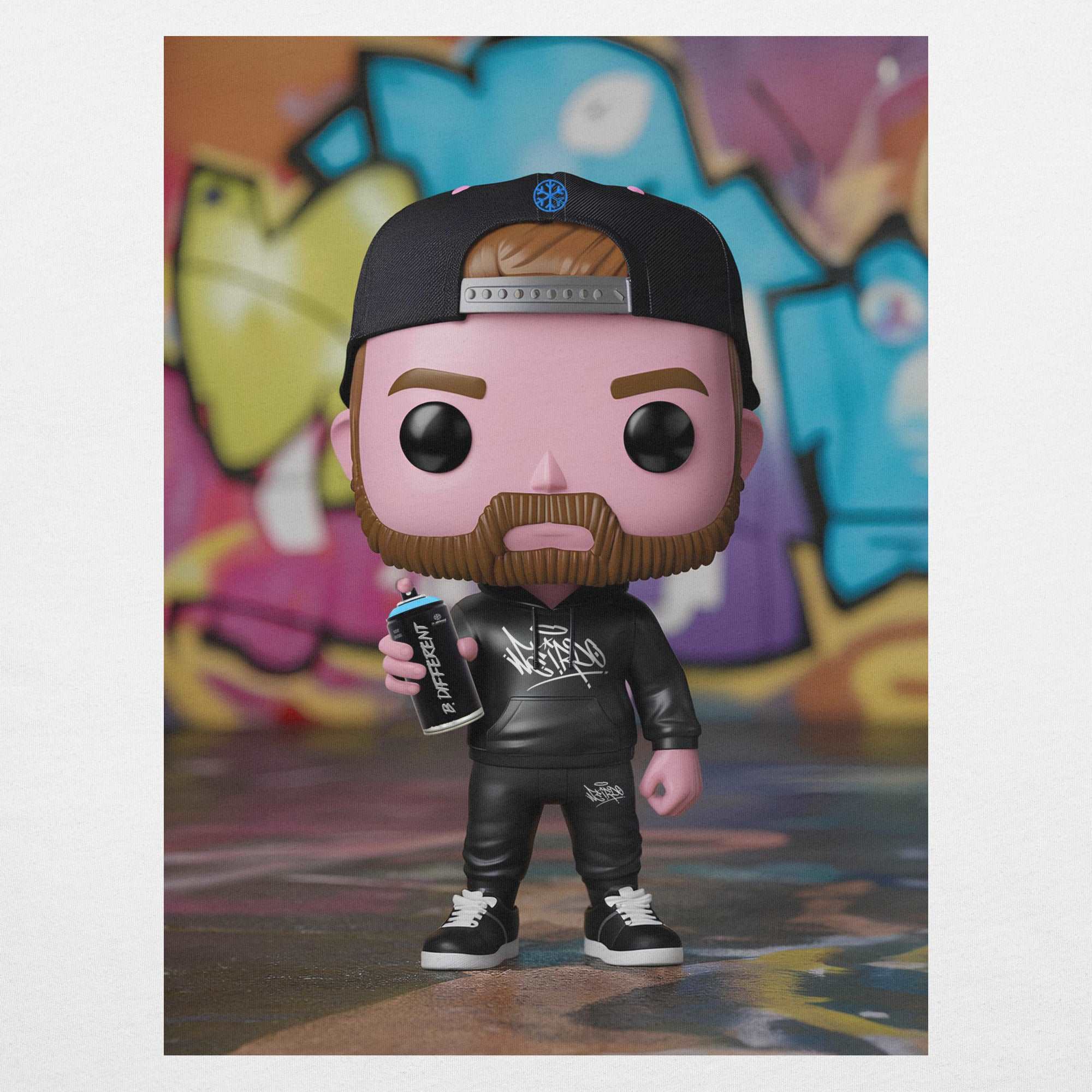 Graffiti Artist Vinyl Figure Tank Top - Image 3