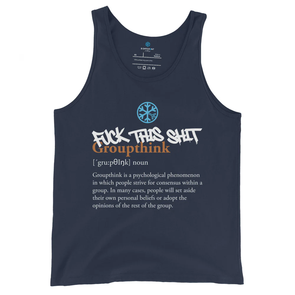 Groupthink Graffiti Tank Top - Image 3