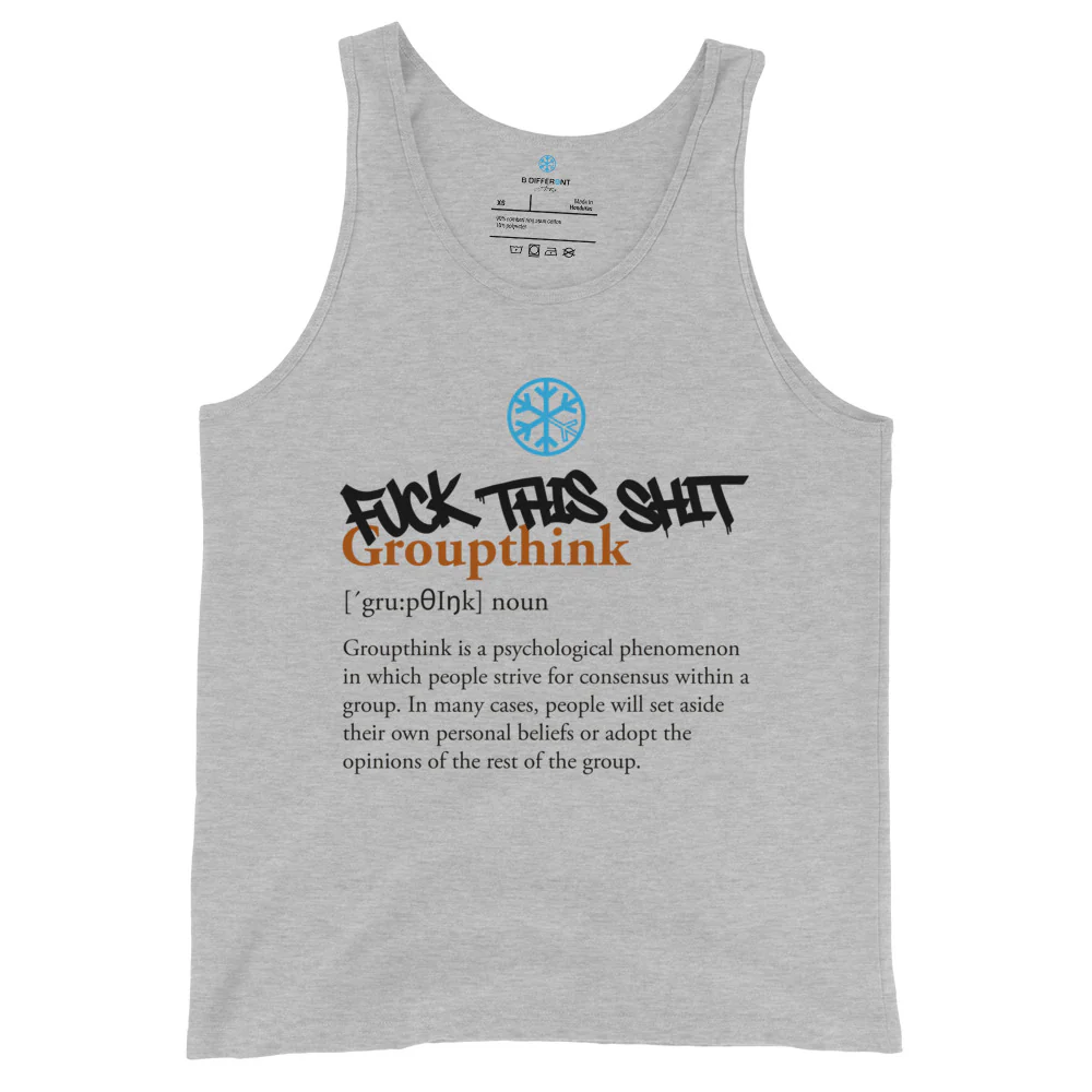 Groupthink Graffiti Tank Top - Image 5