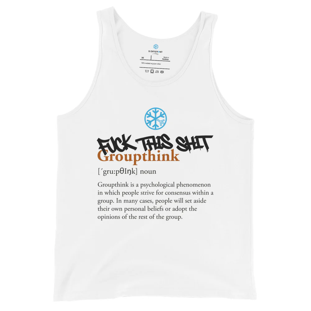 Groupthink Graffiti Tank Top - Image 7