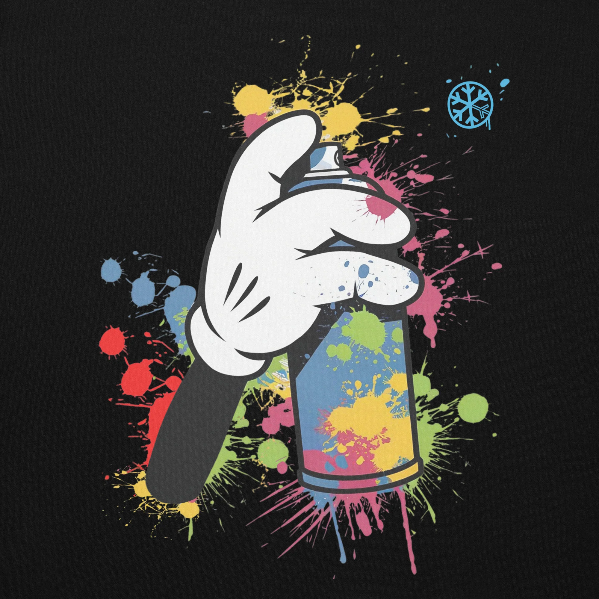 Hand Spray Can Graffiti Hoodie - Image 8