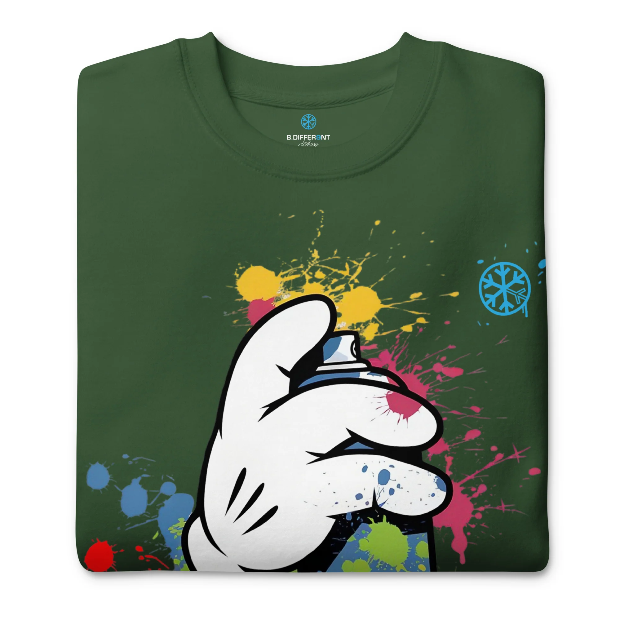 Hand Spray Can Graffiti Sweatshirt - Image 33