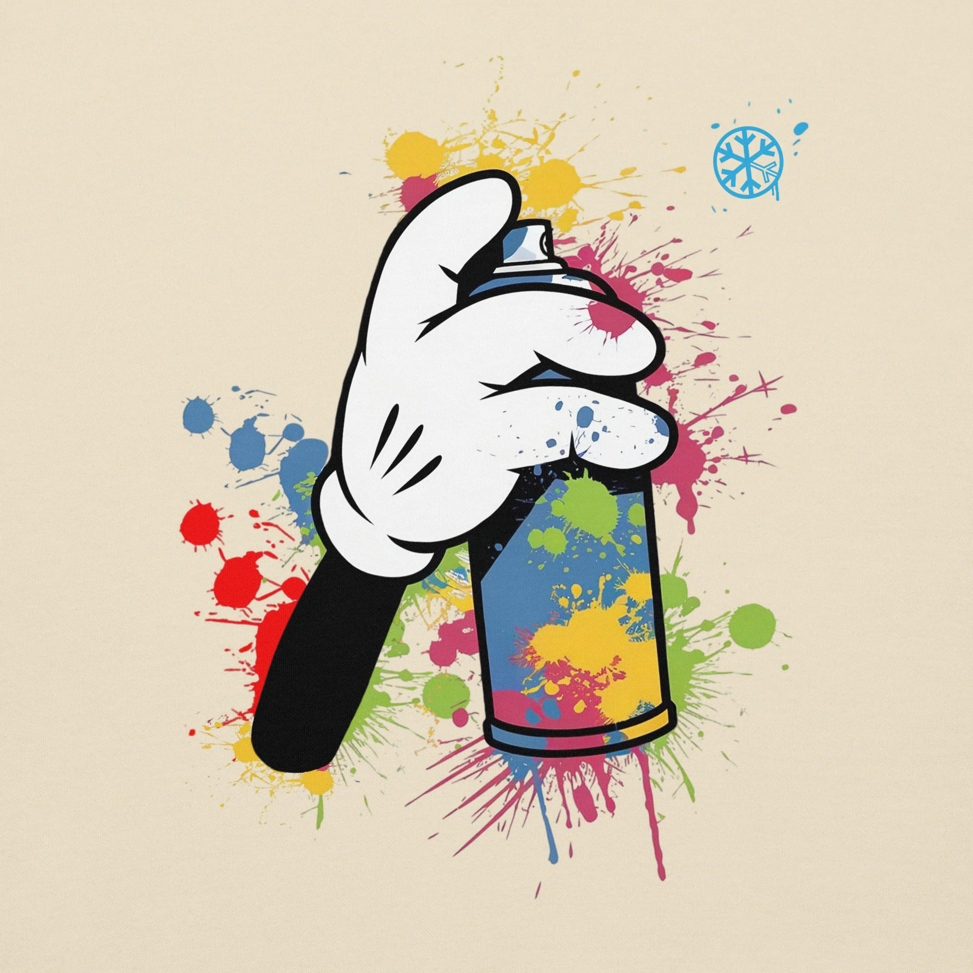 Hand Spray Can Graffiti Sweatshirt - Image 38