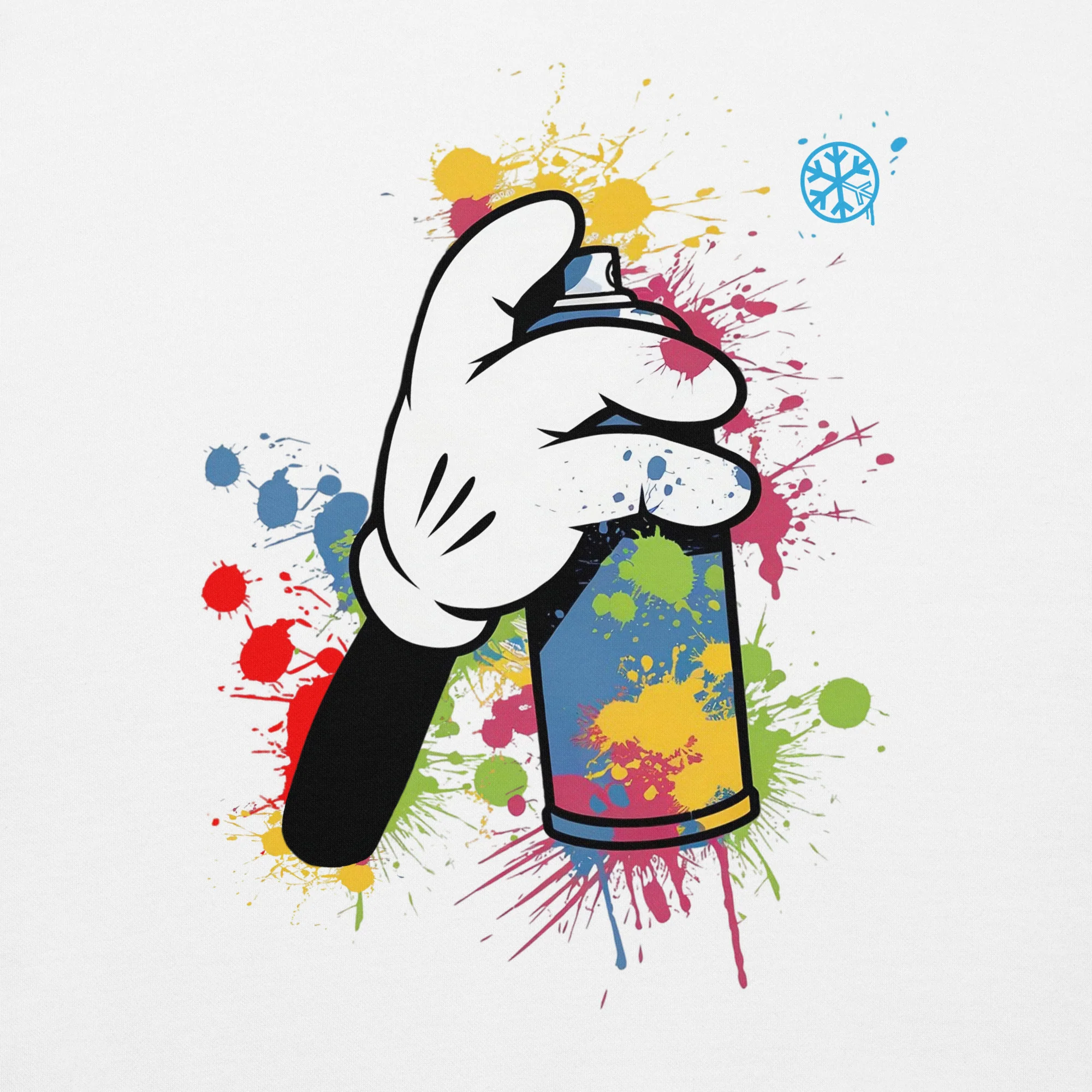 Hand Spray Can Graffiti Sweatshirt - Image 44