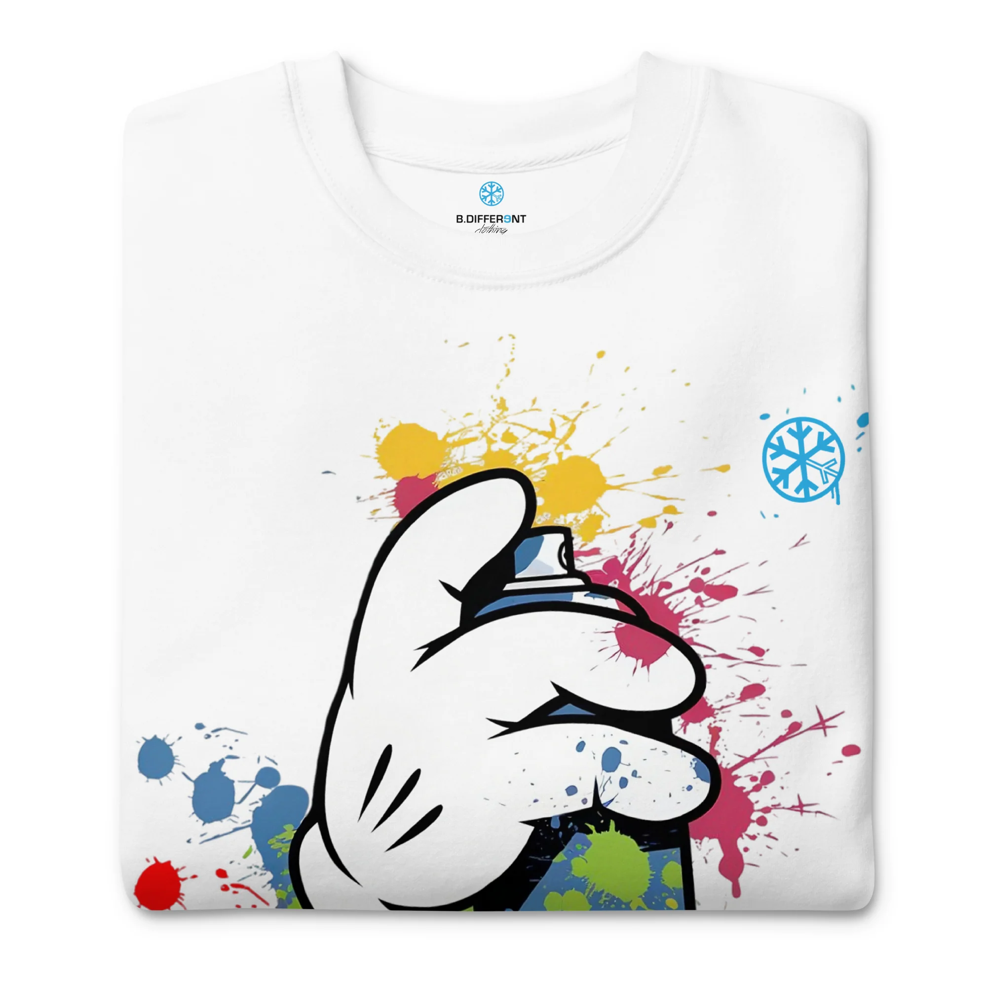 Hand Spray Can Graffiti Sweatshirt - Image 45