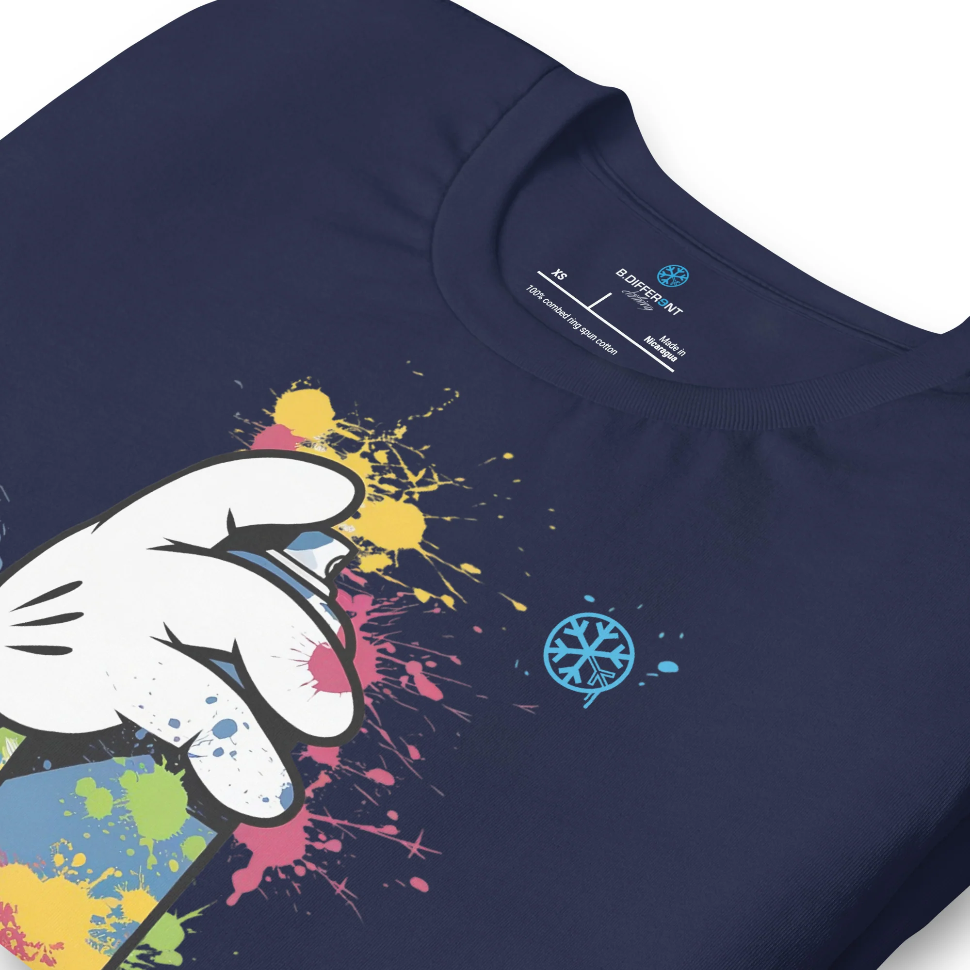 Hand Spray Can Graffiti Tee - Image 12