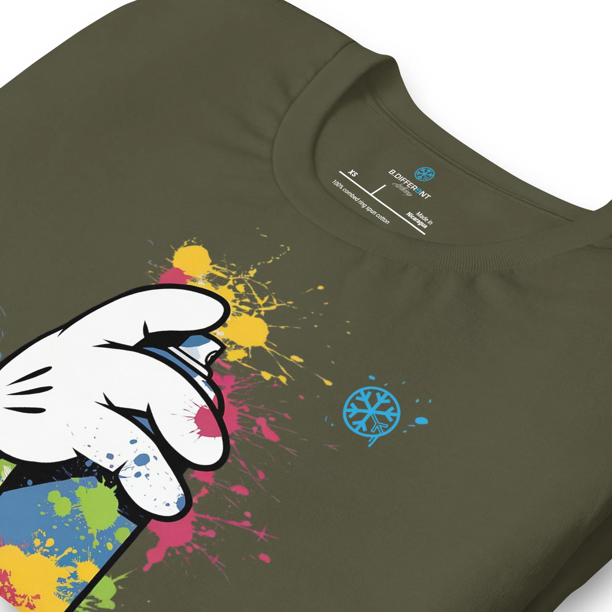 Hand Spray Can Graffiti Tee - Image 18