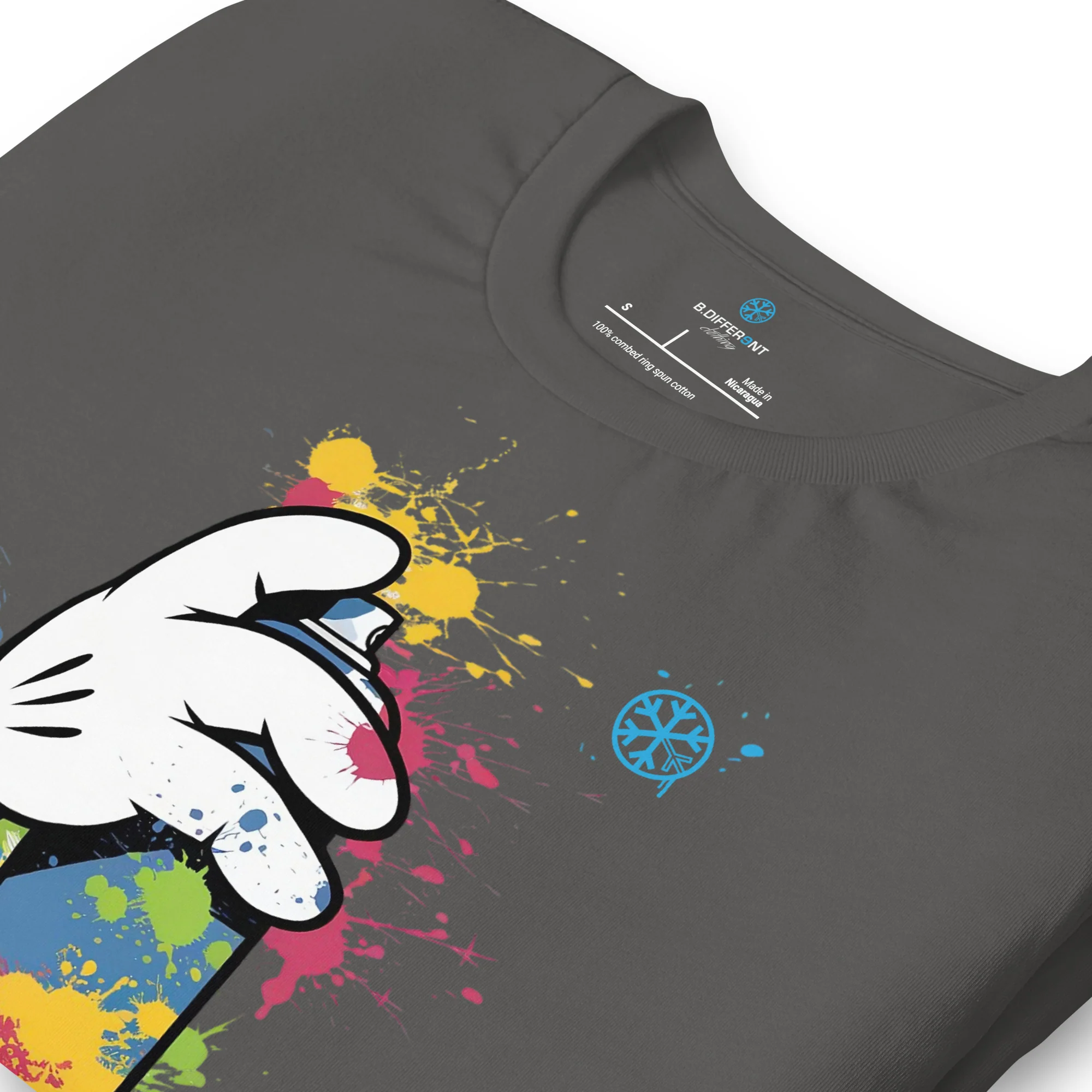 Hand Spray Can Graffiti Tee - Image 24