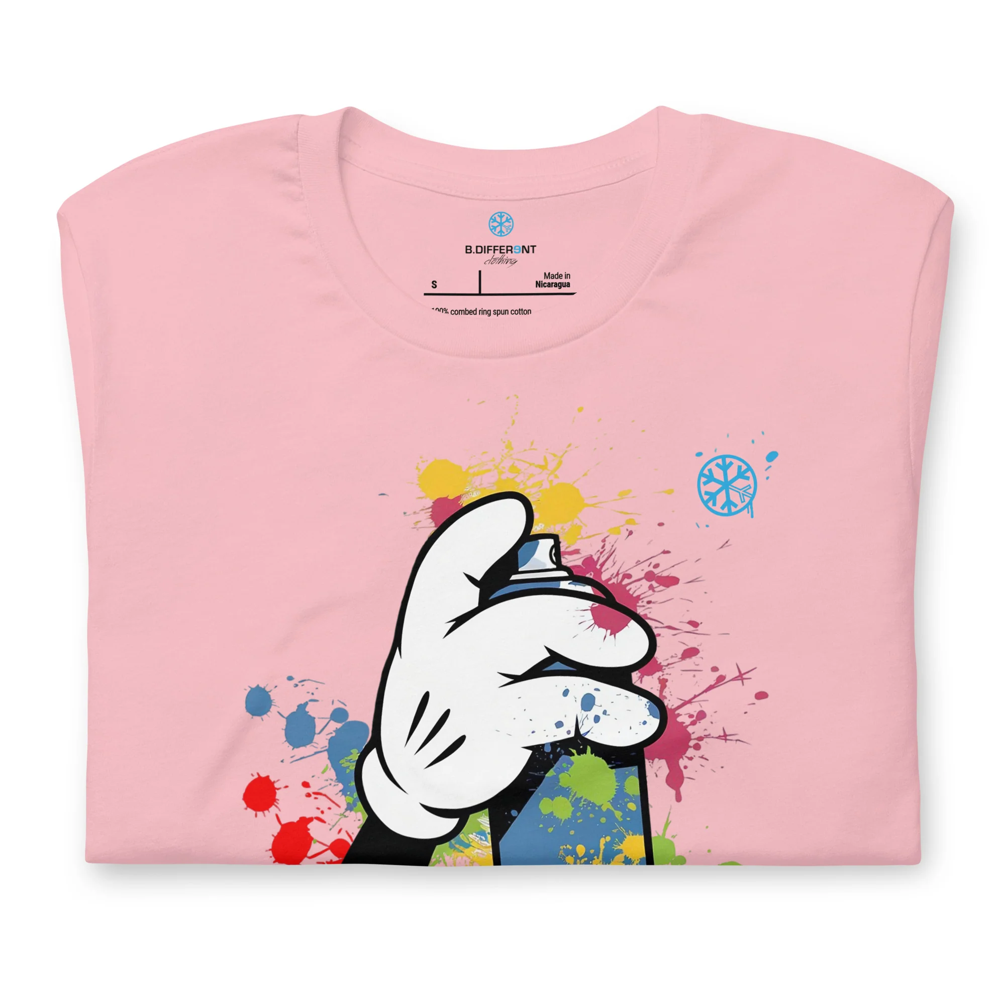 Hand Spray Can Graffiti Tee - Image 27