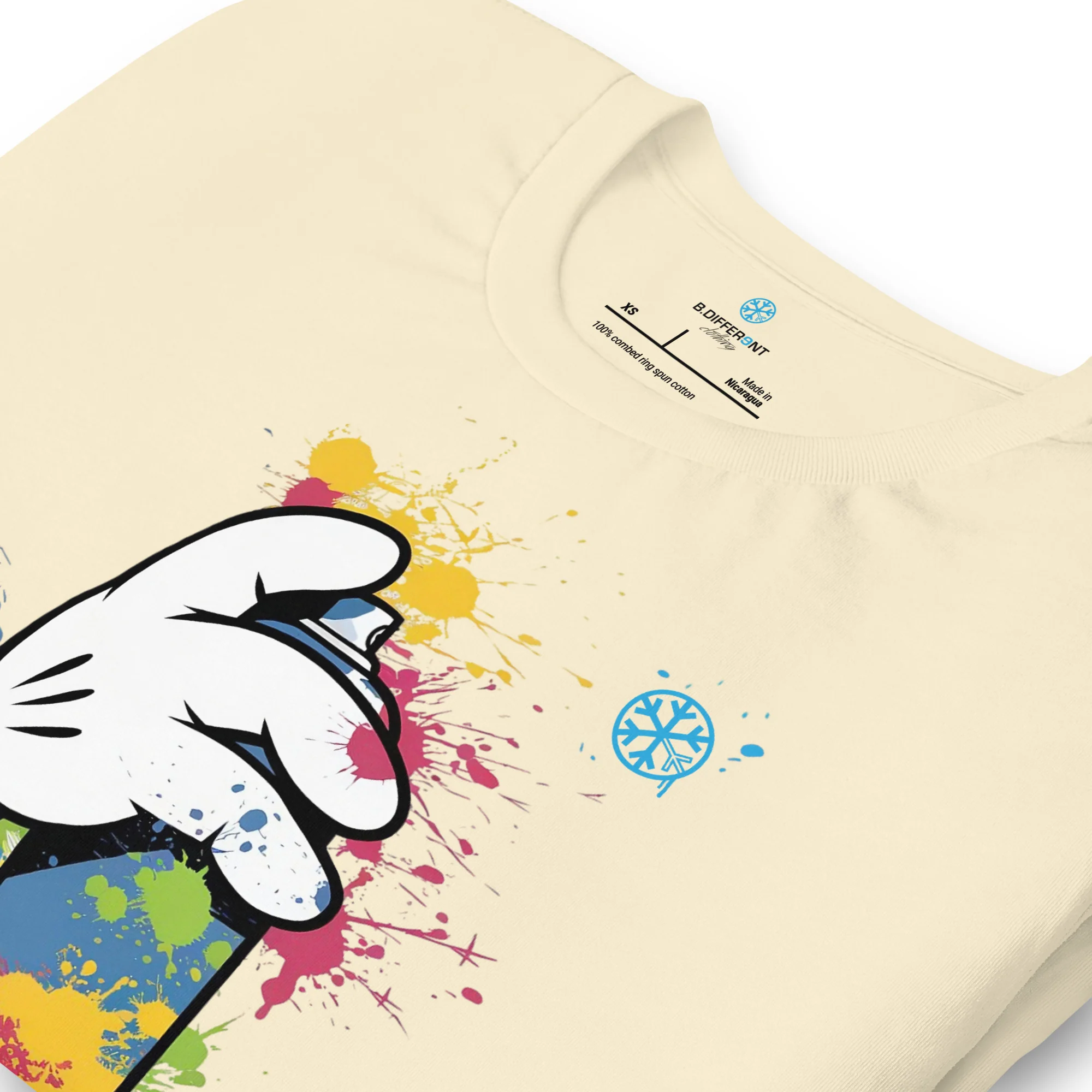 Hand Spray Can Graffiti Tee - Image 36