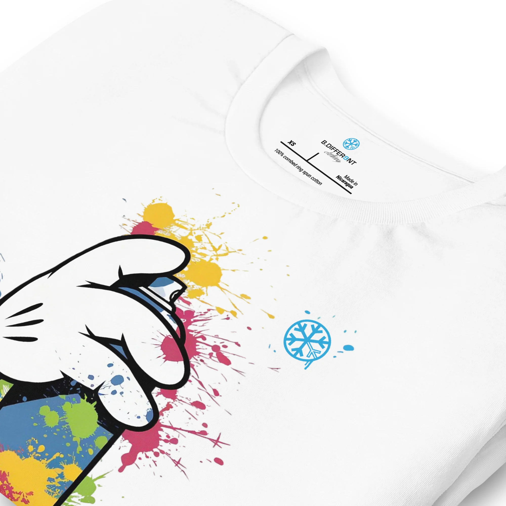 Hand Spray Can Graffiti Tee - Image 42