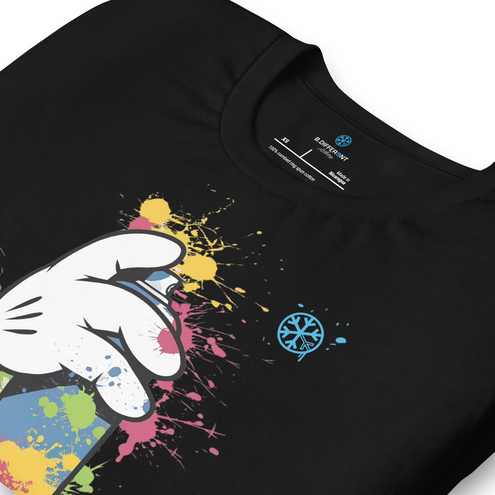 Hand Spray Can Graffiti Tee - Image 6