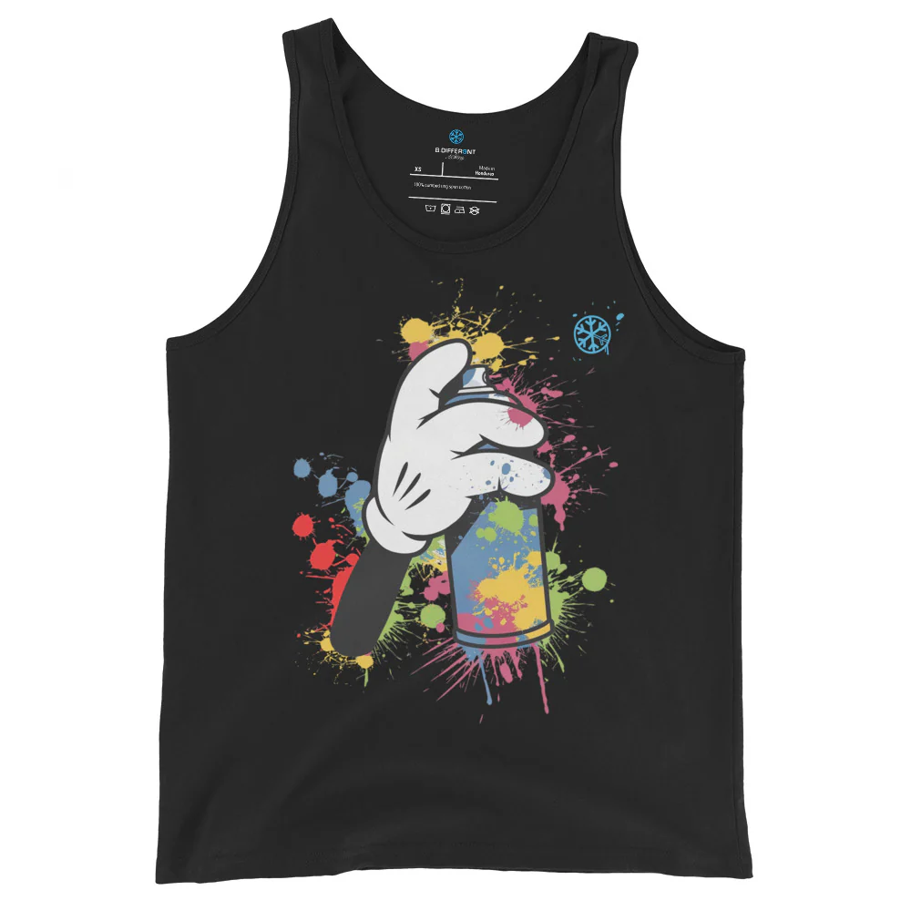 Hand Spray Can Tank Top - Image 3