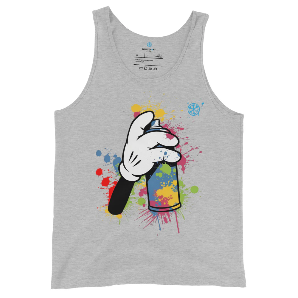 Hand Spray Can Tank Top - Image 7