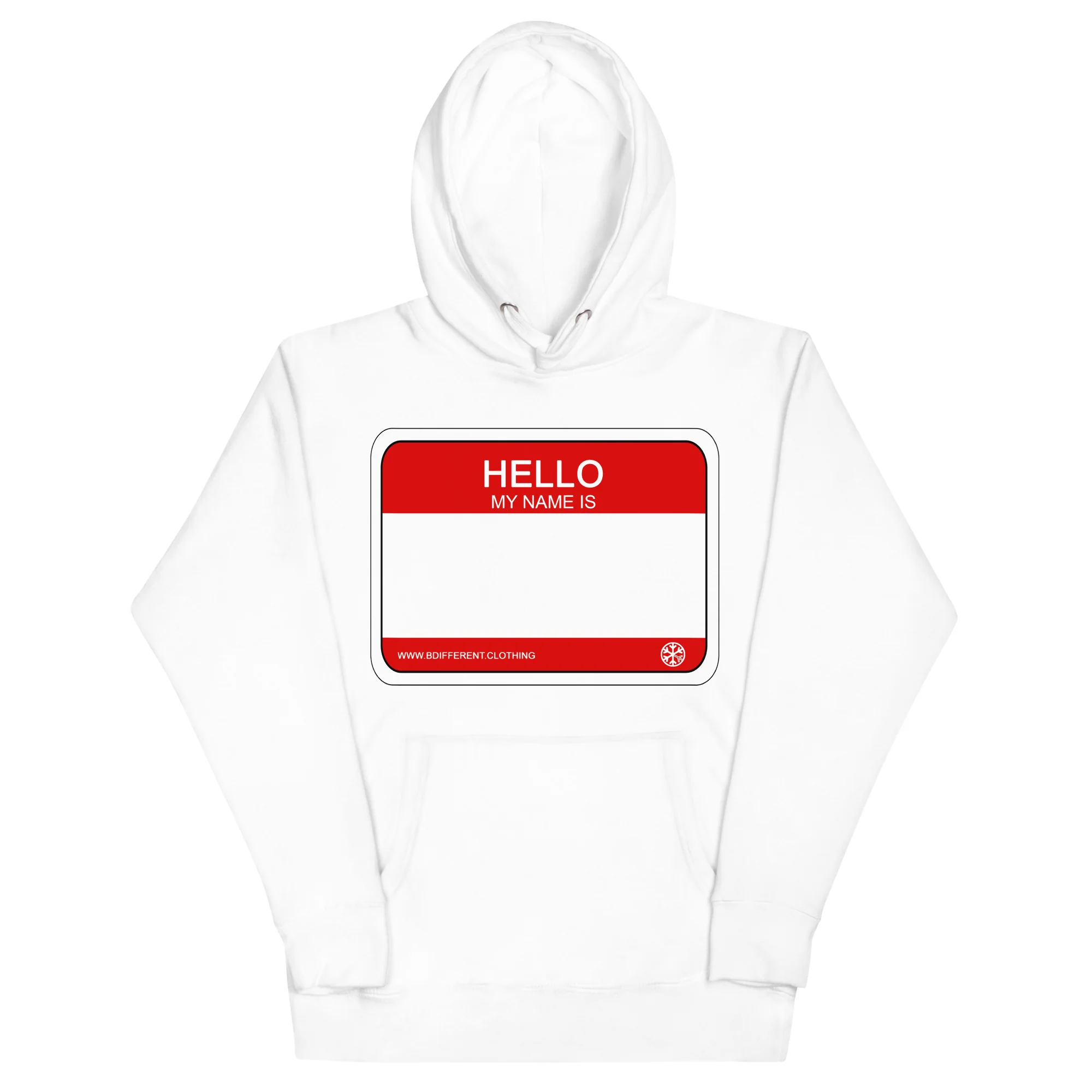 Hello My Name Is Sticker Graffiti Hoodie - Image 24