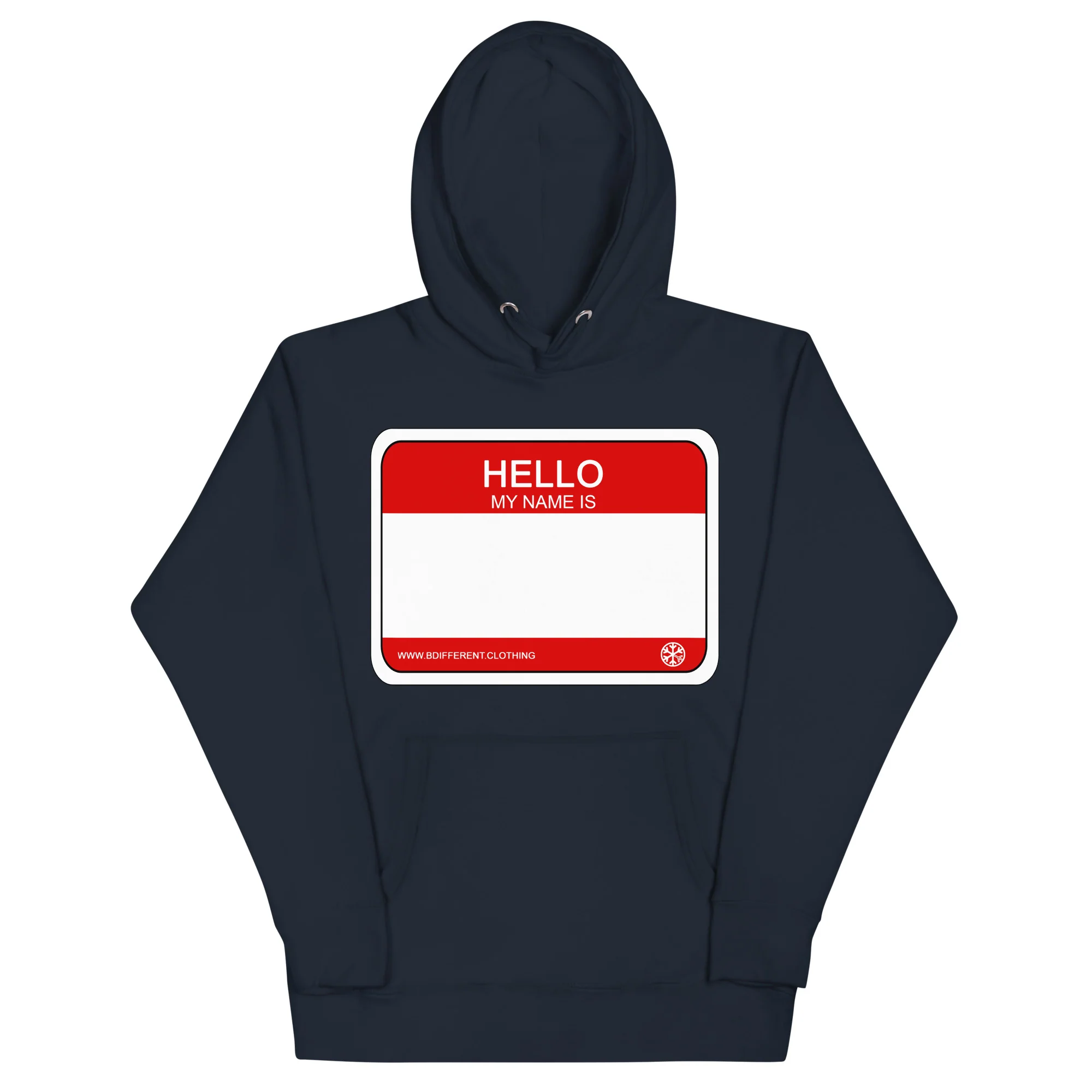 Hello My Name Is Sticker Graffiti Hoodie - Image 7