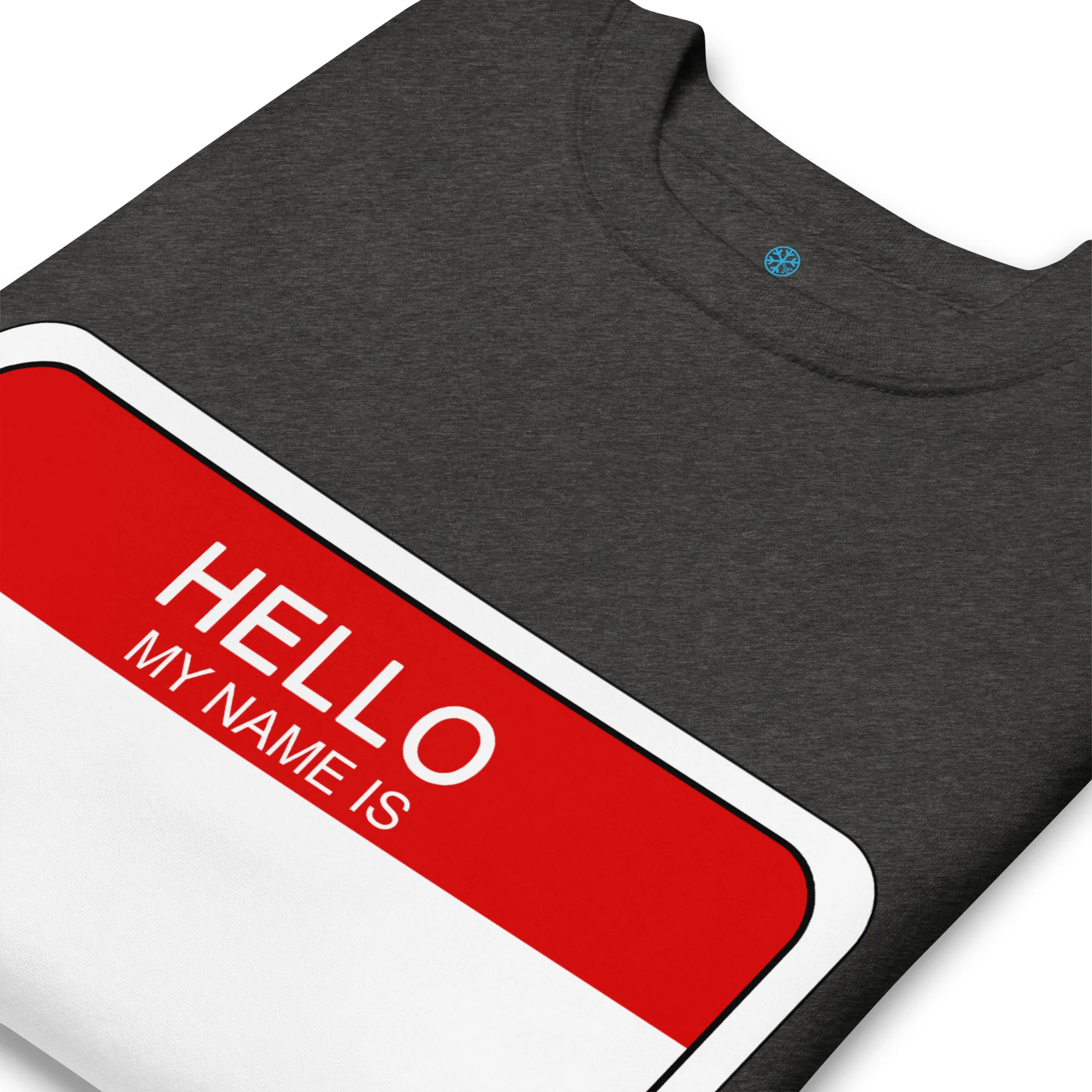 Hello My Name Is Sticker Graffiti Sweatshirt - Image 12