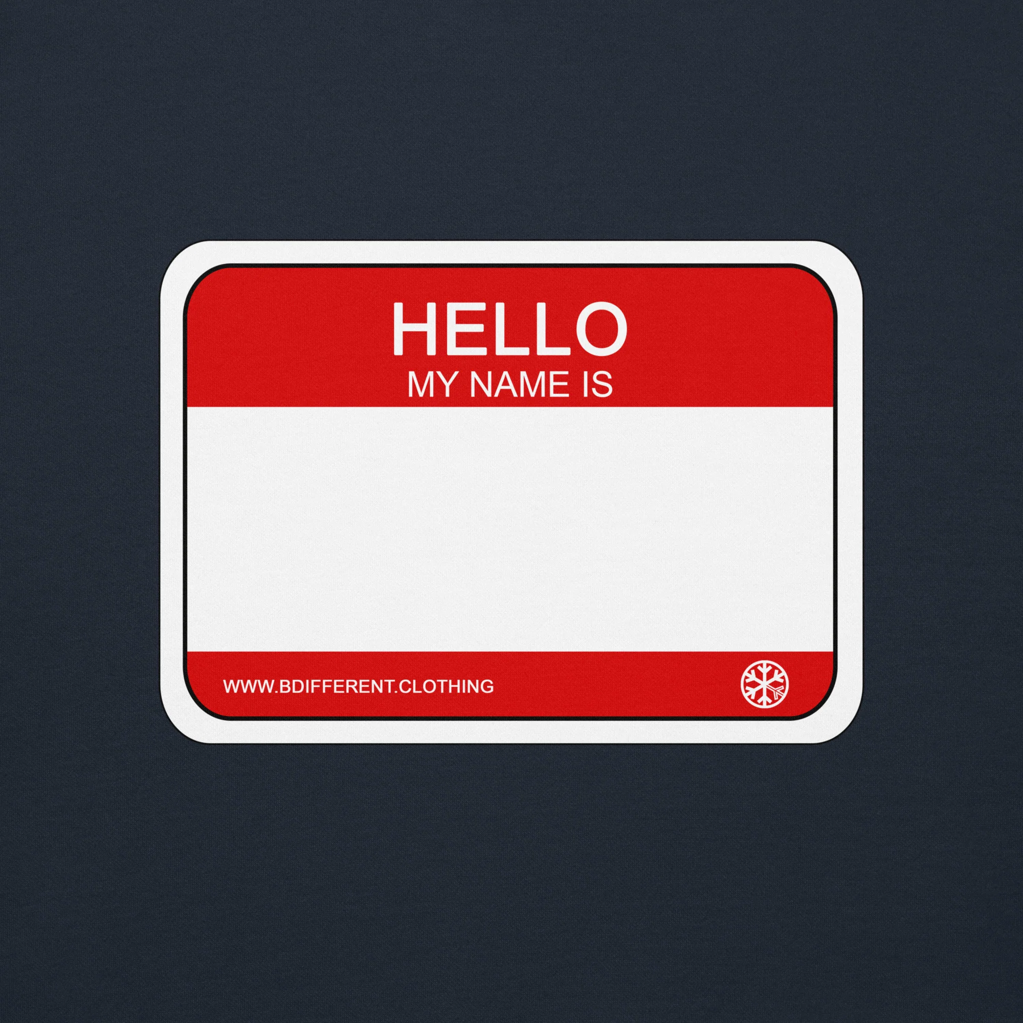 Hello My Name Is Sticker Graffiti Sweatshirt - Image 14